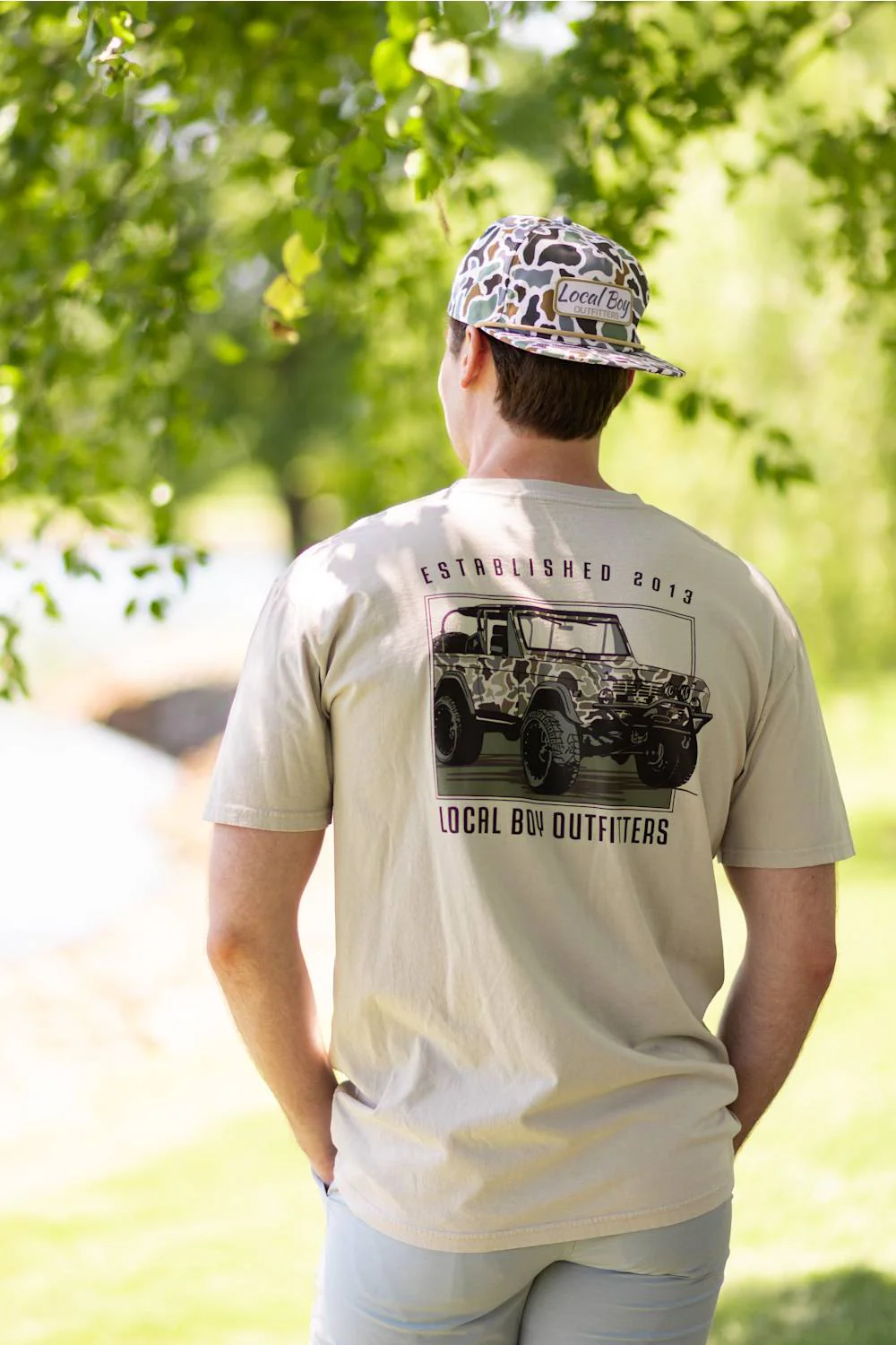 Local Boy Outfitters Local Insignia Rope Hat for Men in Camo | L3000347-CAMO - Image 2