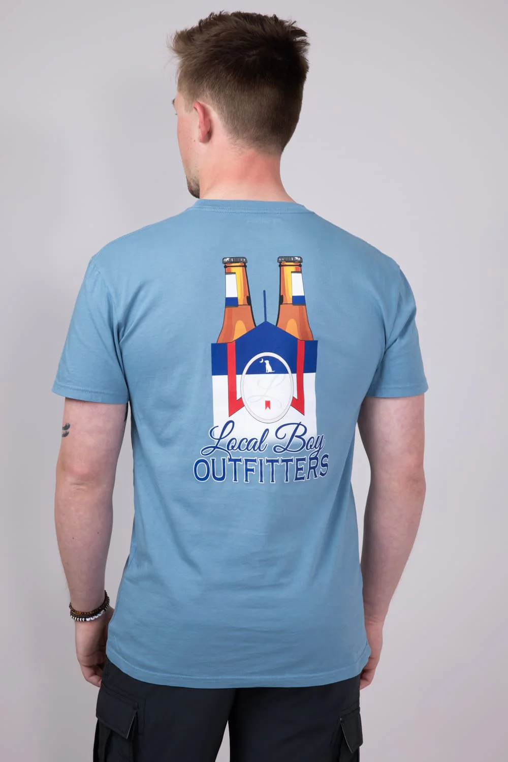 Local Boy Ultra Sixer T-Shirt for Men in Blue | L1000538-SLATE