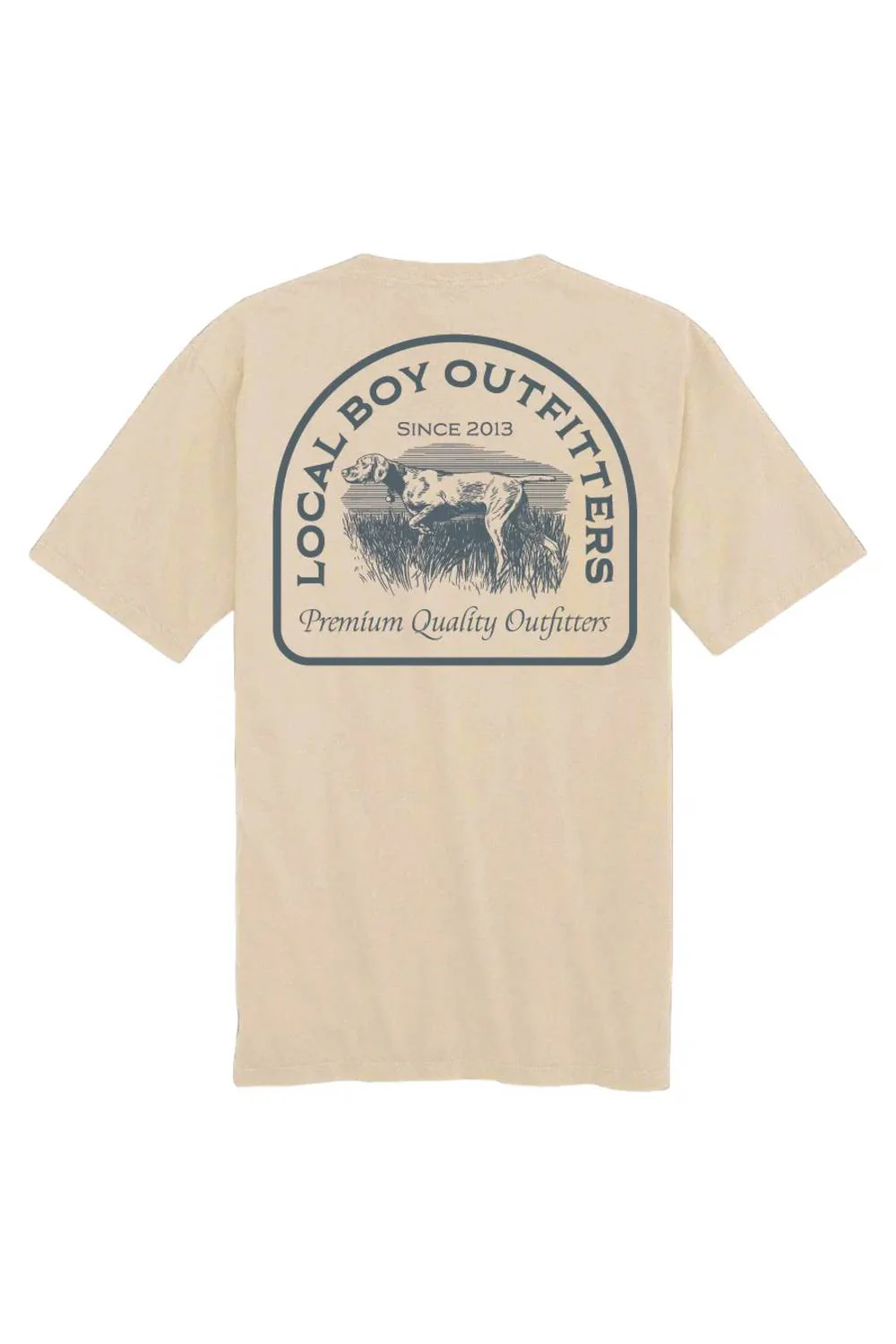 Local Boy Youth Vintage Pointer T-Shirt for Boys in Latte | L0000186-LAT