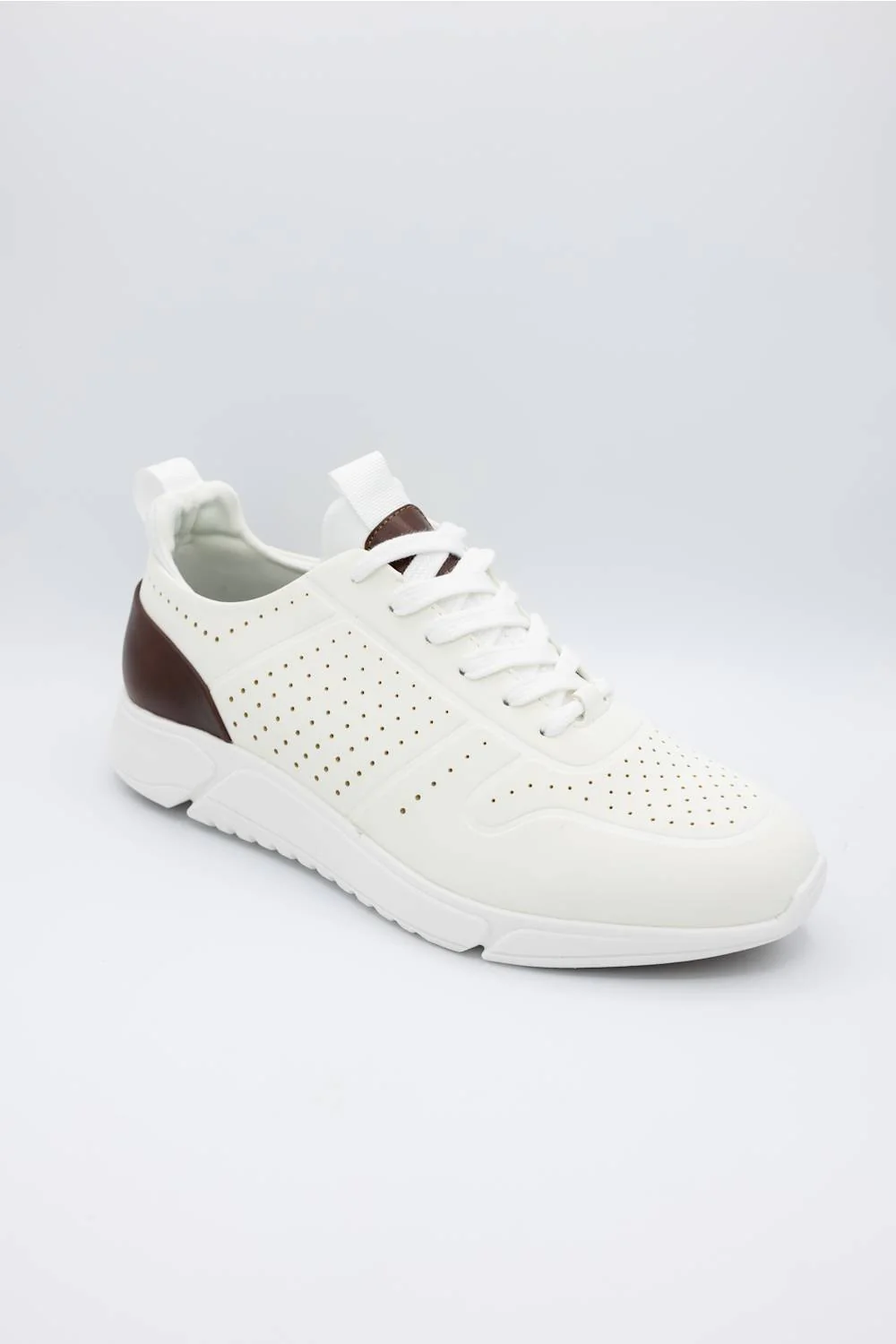 Madden Tigris Lace Up Shoes for Men in White | MTIG01M4-WHITE