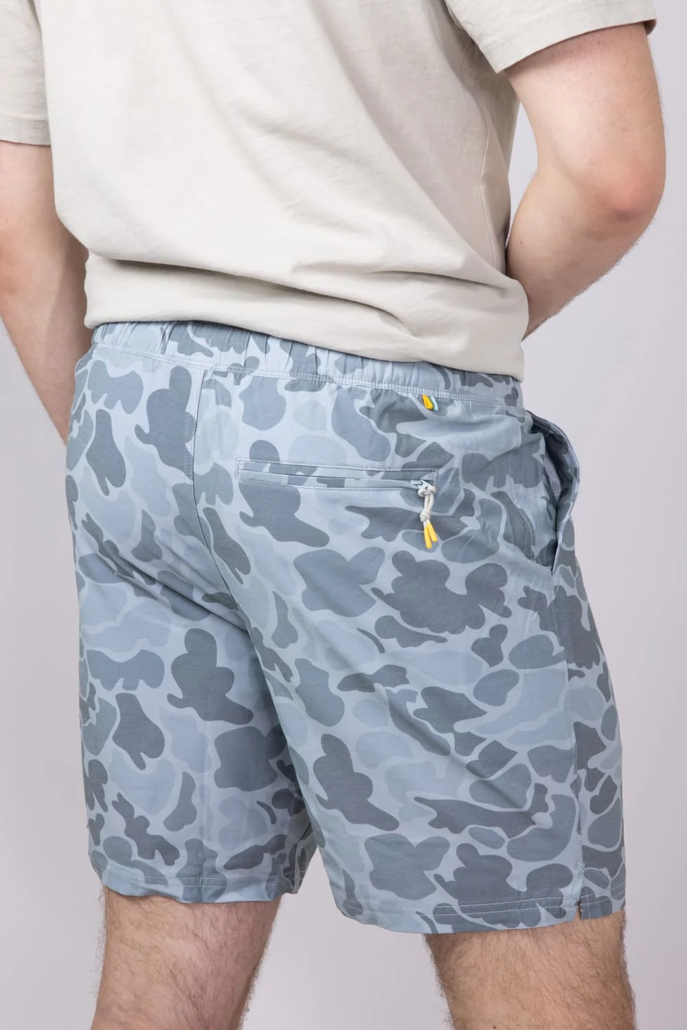 Marsh Wear Fulton Volley 8” Shorts for Men in Grey Mallard Camo | MWS5008-GRMC-GRAYCAMO - Image 2