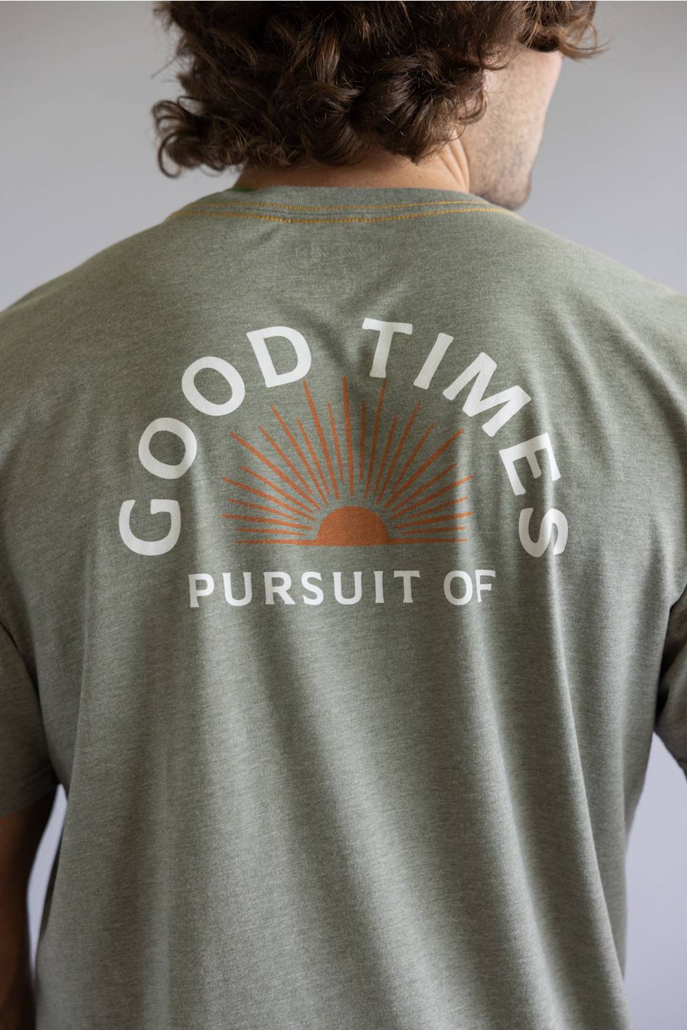 Marsh Wear Sunup T-Shirt for Men in Fossil Heather | MWT3099-FOSSIL HEATHER