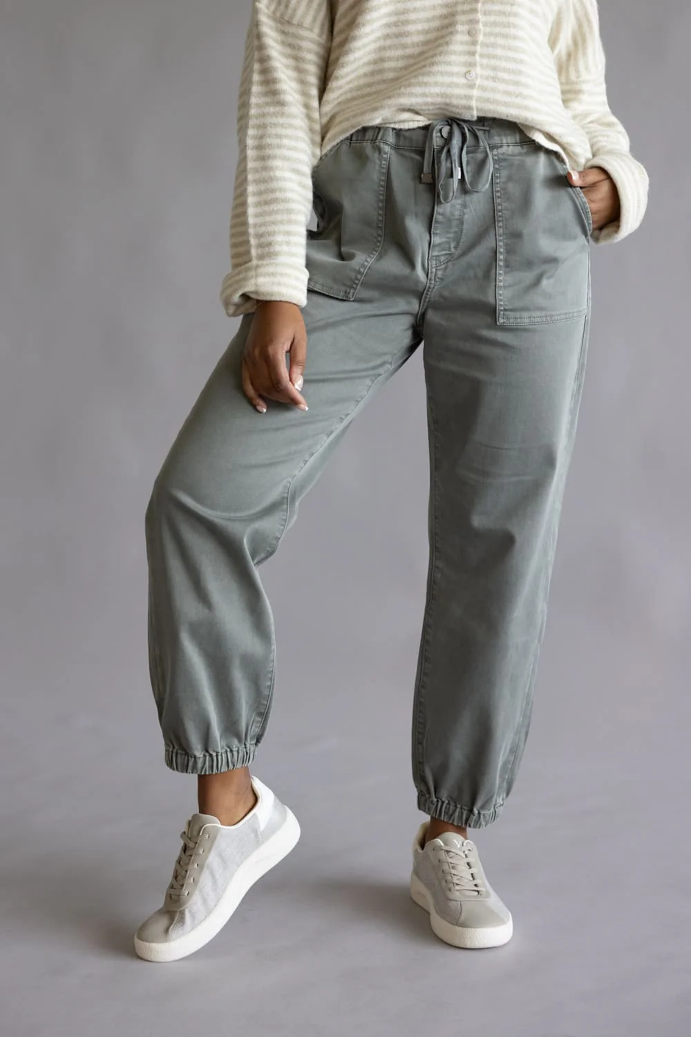 Mica Cropped Jogger Pants for Women - Image 7