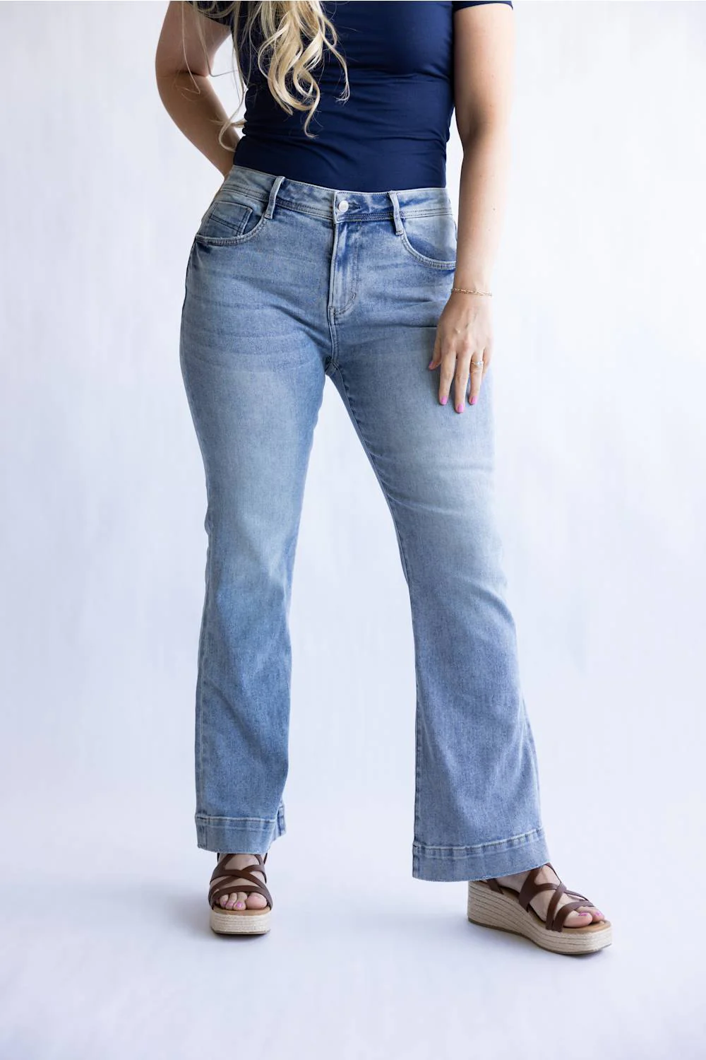 Mica High Rise Bootcut Trouser Jeans for Women | MDP-B3663A