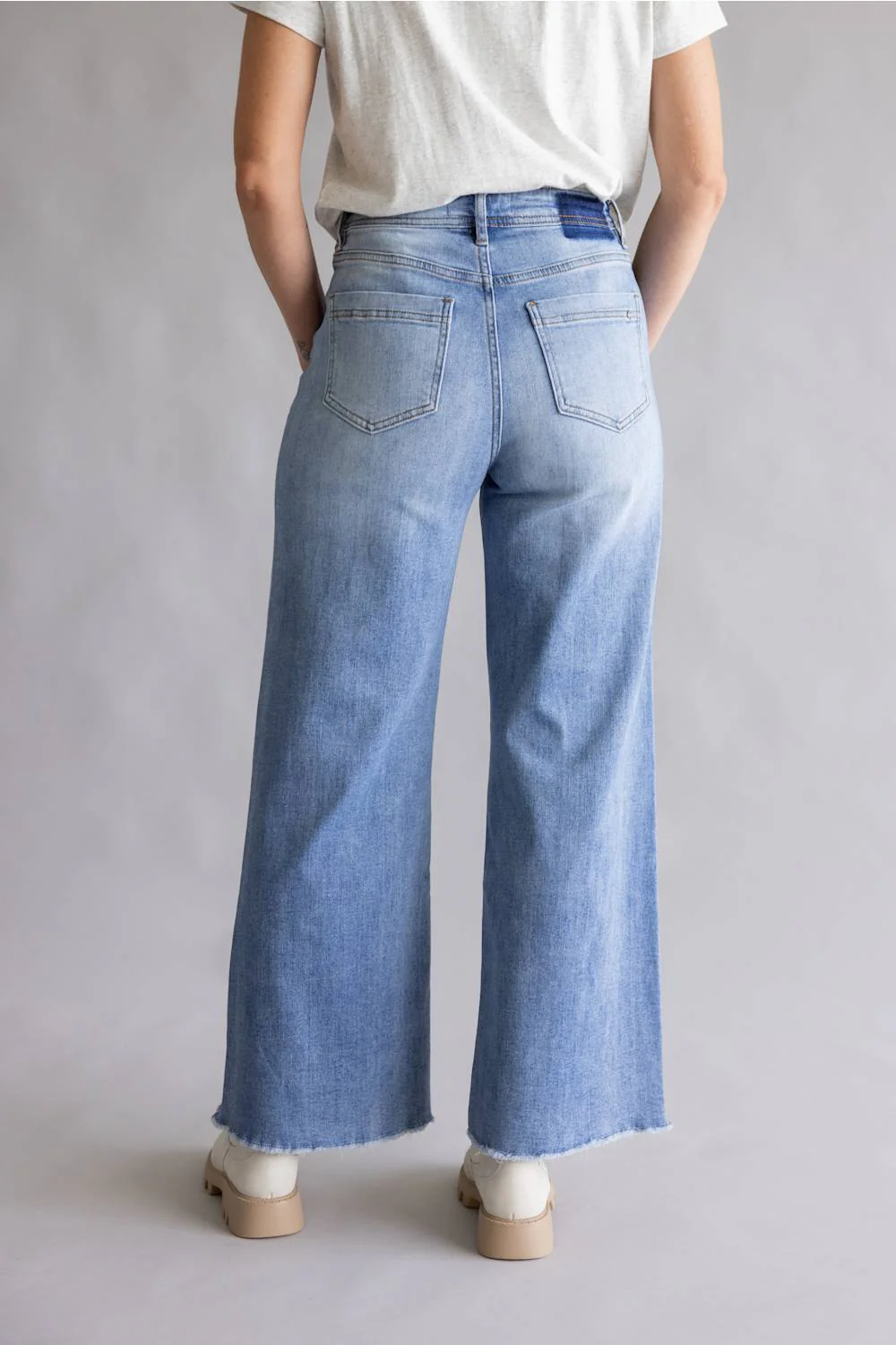 Mica High-Rise Wide Leg Jeans for Women | MDP-W3802 - Image 4