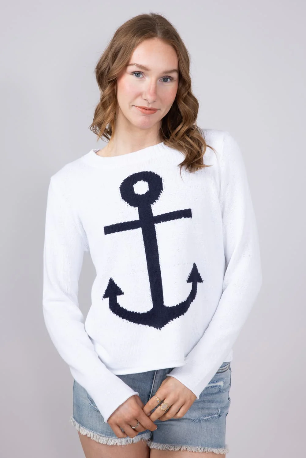 Miracle Anchor Lightweight Sweater for Women