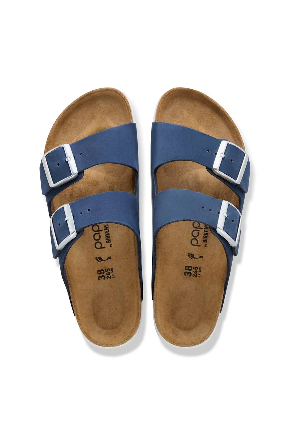 Papillio by Birkenstock Arizona Flex Platform Sandals for Women in Navy | 1031404 - Image 2