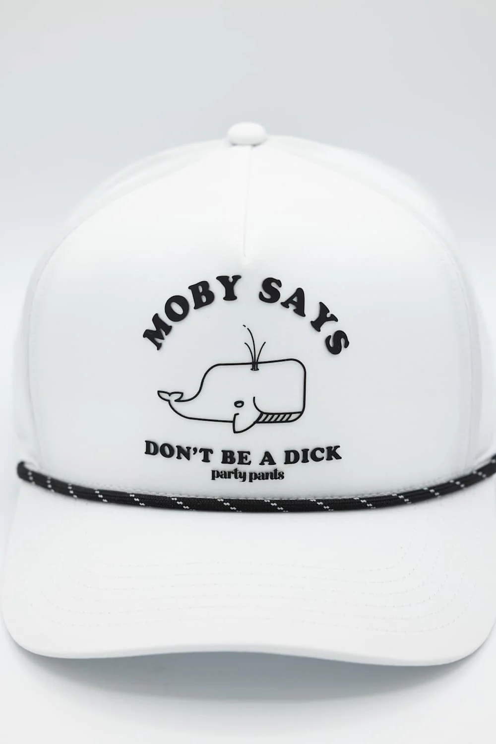 Party Pants Moby Says Snapback Hat for Men in White | PPH26111-WHT - Image 5