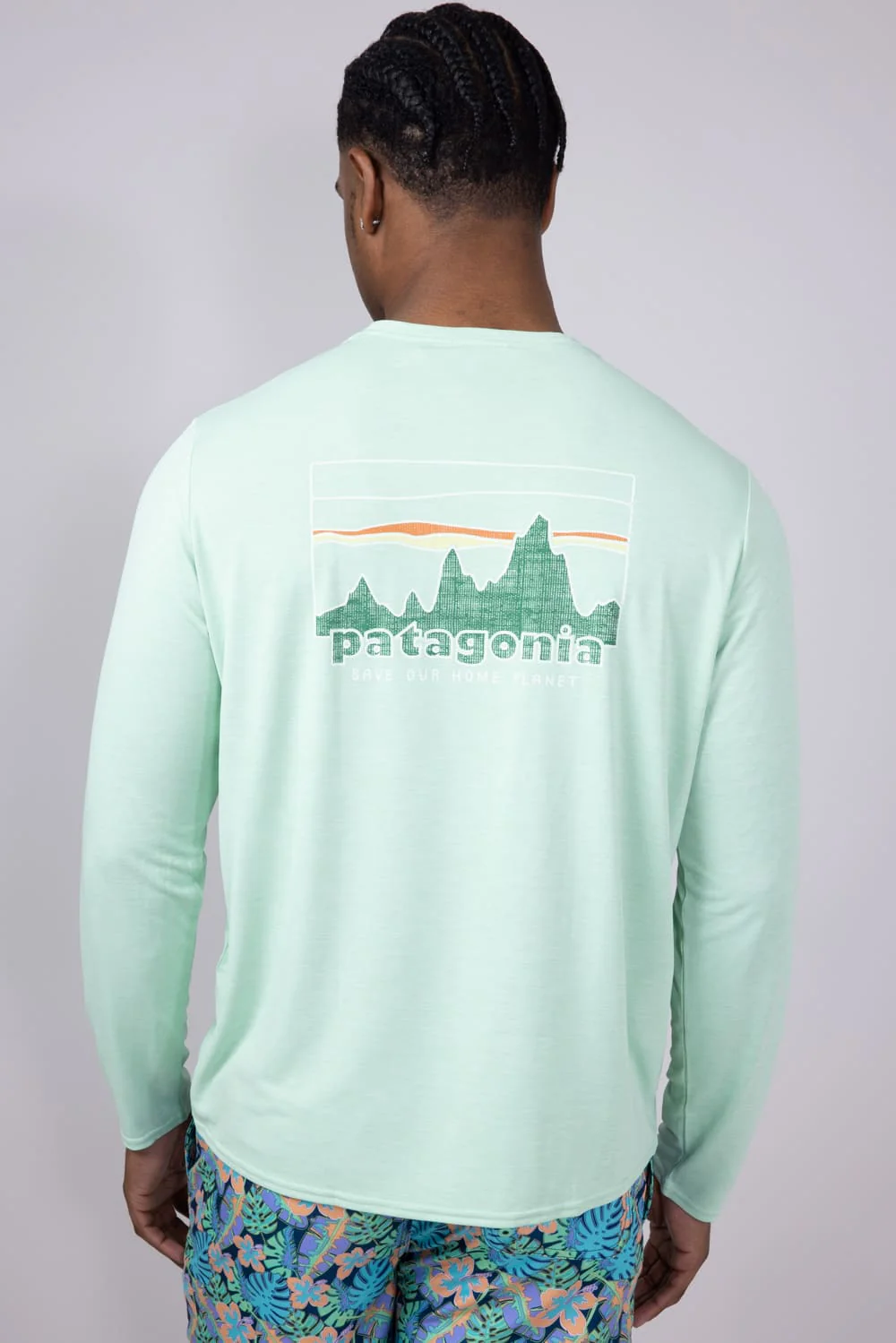 Patagonia Men’s Capeliene Cool Daily Graphic T-Shirt for Men in Green | 45190-SRNX