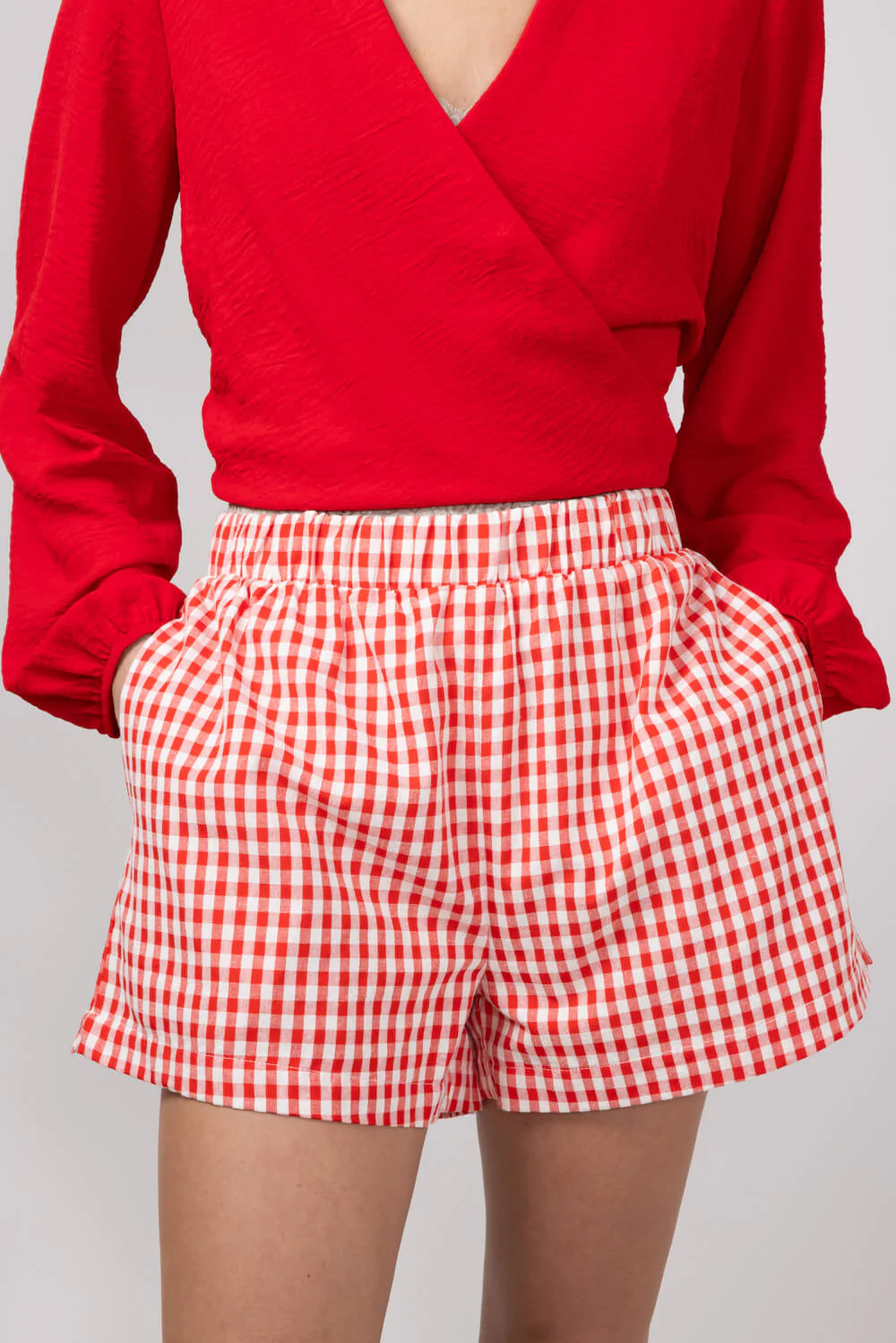 Plaid Boxer Lounge Shorts for Women - Image 4