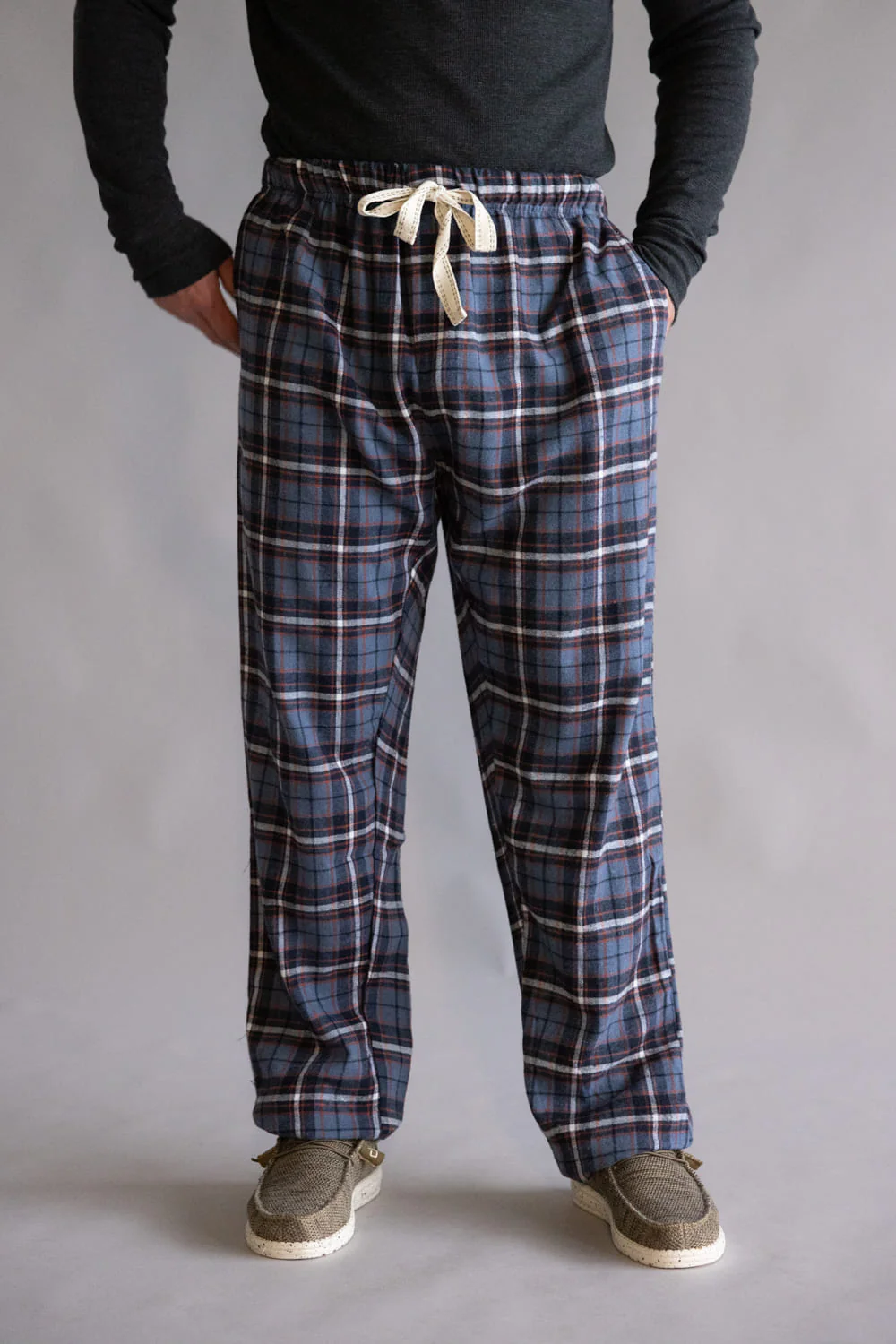 Plaid Flannel Lounge Pants for Men