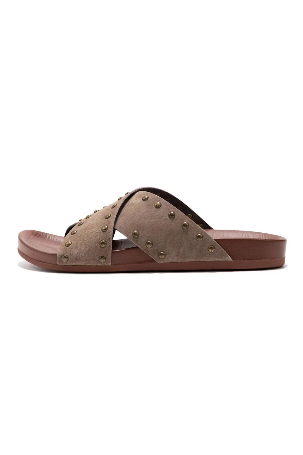 Project Cloud Brink Slide Sandals for Women in Dark Taupe | PCF-083 DARK TAUPE - Image 2