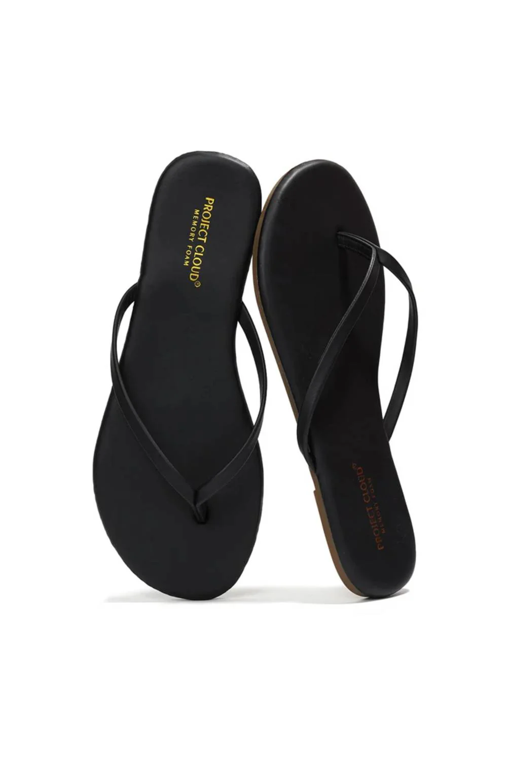 Project Cloud Fountain Flip Flops for Women in Black | PCA-016 BLACK