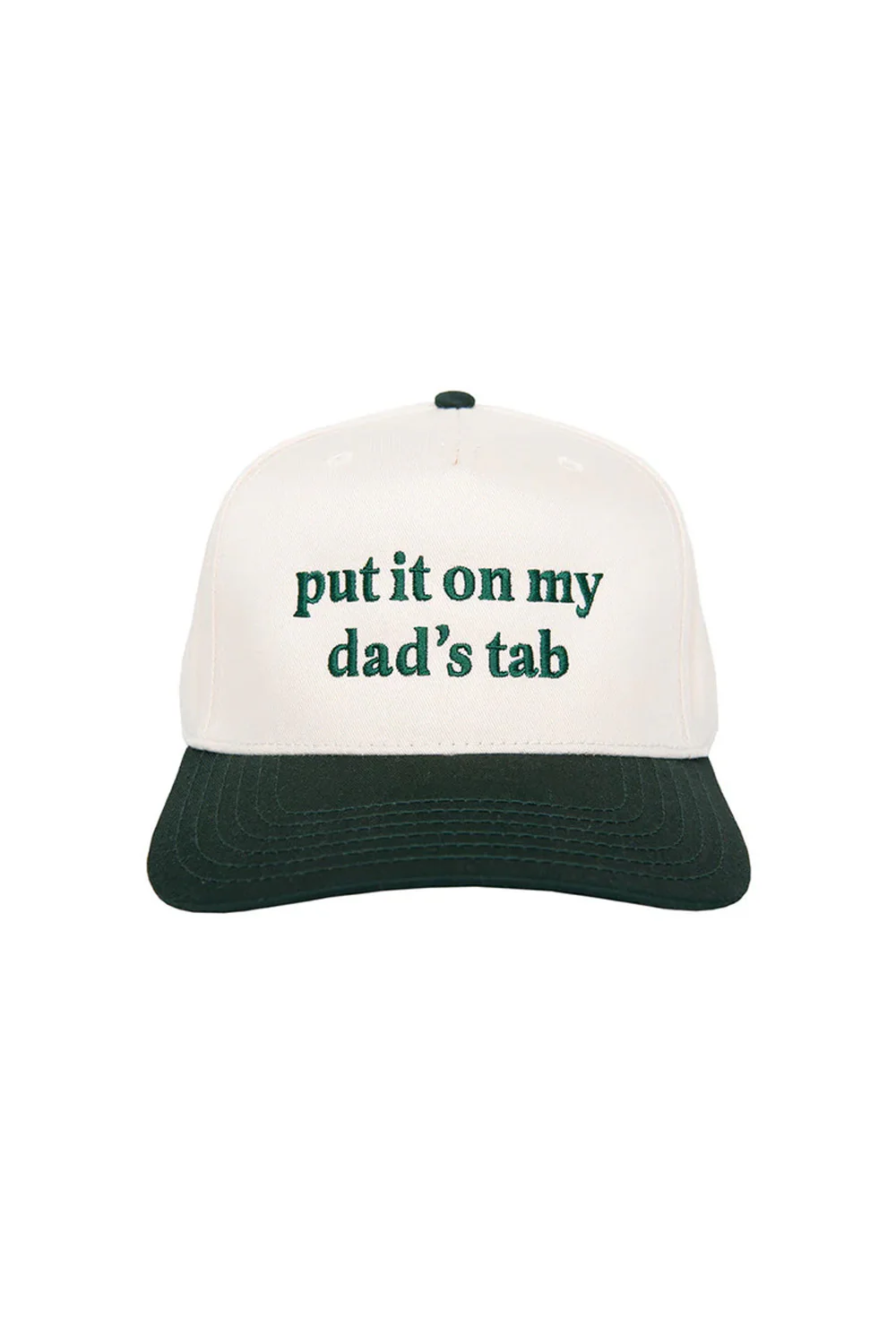 Put It On My Dad's Tab Trucker Hat for Women - Image 2