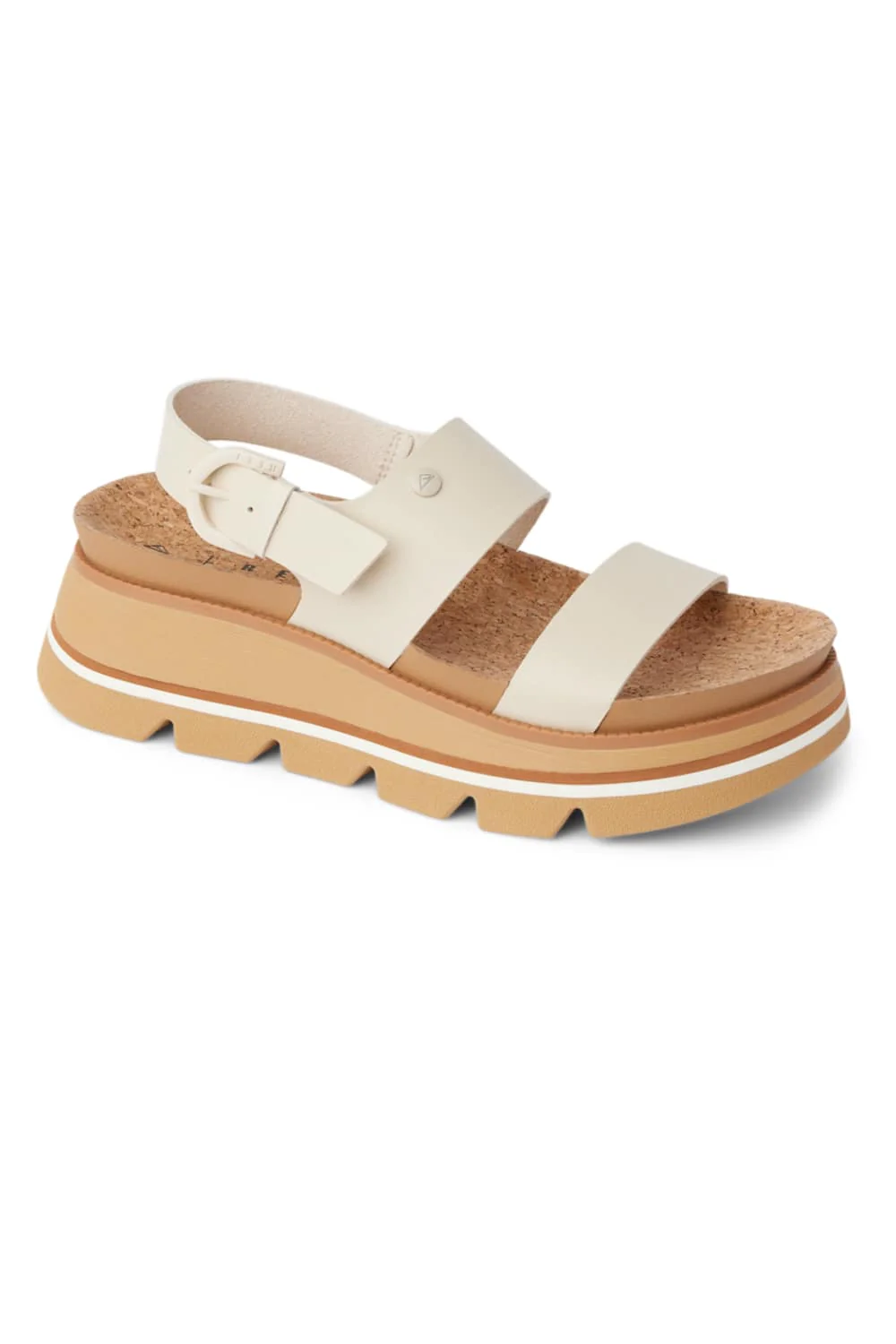 Reef Vista Luxe Liah Sandal for Women in White/Tan | CJ7375