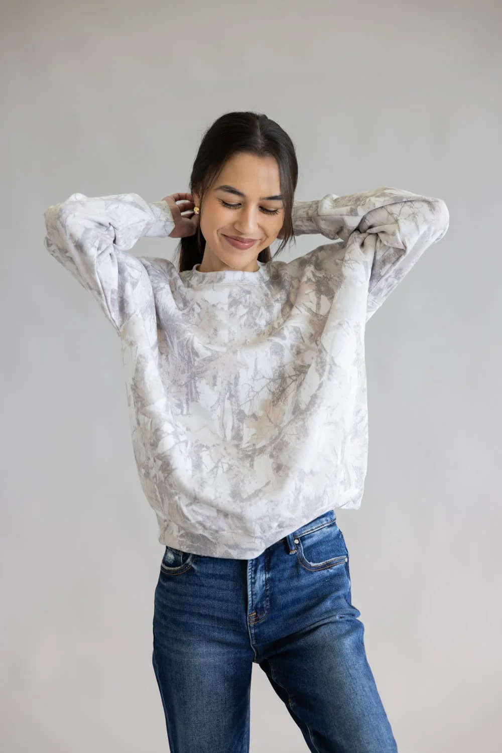 Reflex Relaxed Fit Fleece Sweatshirt for Women