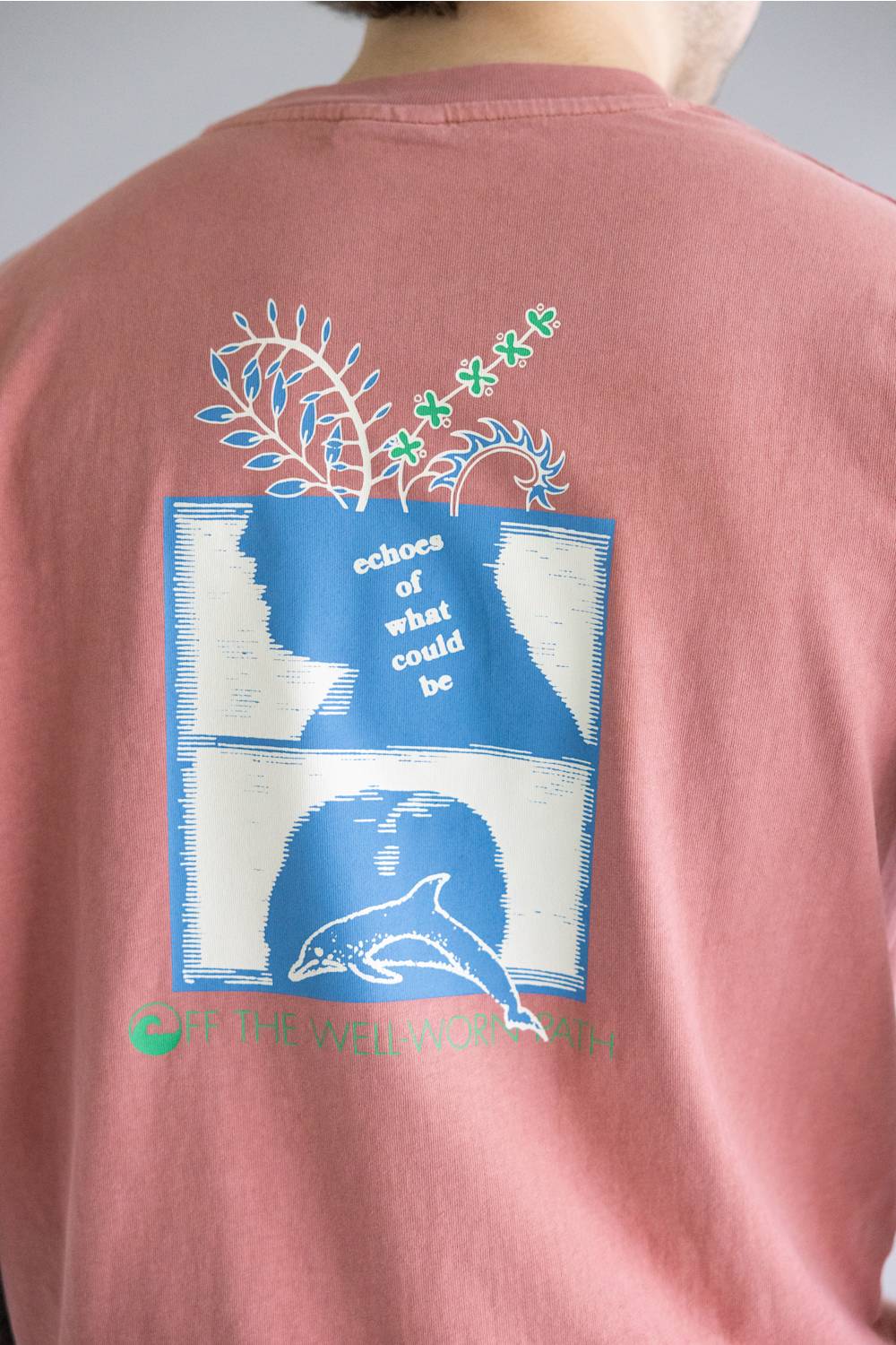 Rhythm Echoes Vintage T-Shirt for Men in Dusty Rose | 0426M-PT07-DRE ROSE