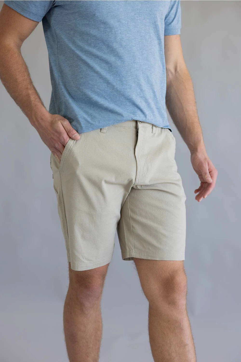 Weatherproof Vintage Ripstop Shorts for Men in Birch | W6S223-280BIRCH - Image 3