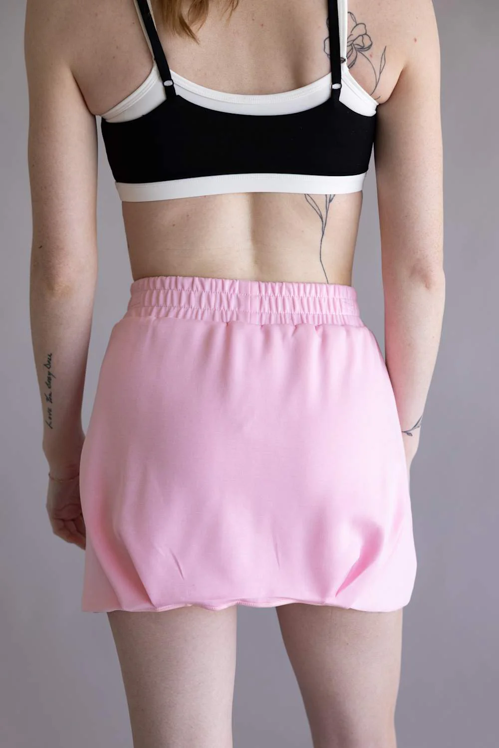 Katydid Scuba Bubble Skirt for Women in Pink | KDC-SKT-250-PNK - Image 2