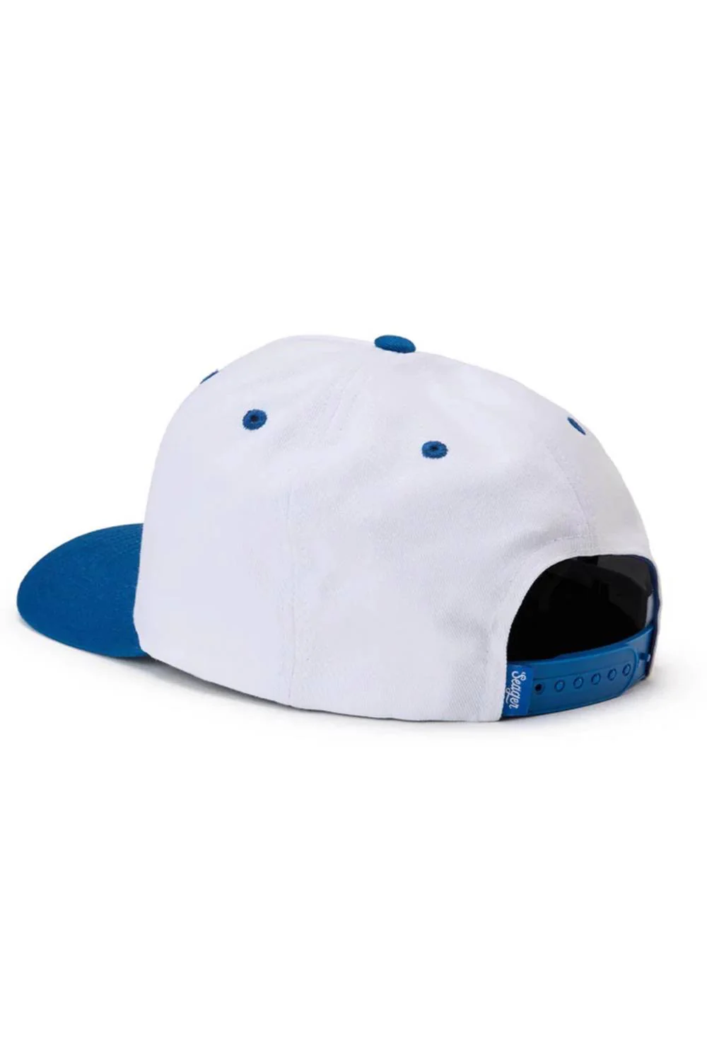 Seager Good Boy Snapback Hat for Men in Cream/Blue | MHSP26GBOYBLU - Image 2