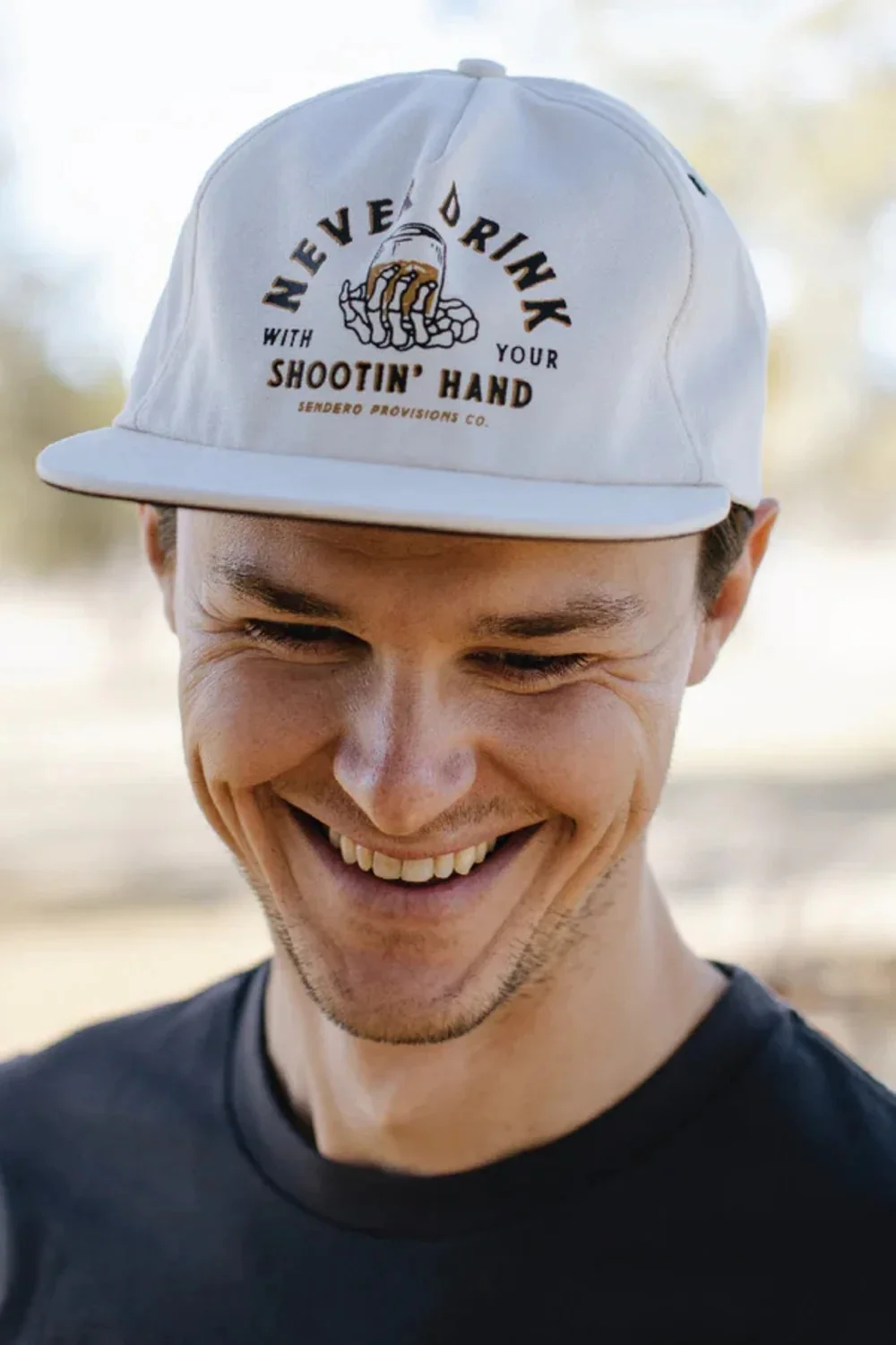 Sendero Provisions Co. Shootin Hand Hat in White | SPCH120P45AZZ-WHITE