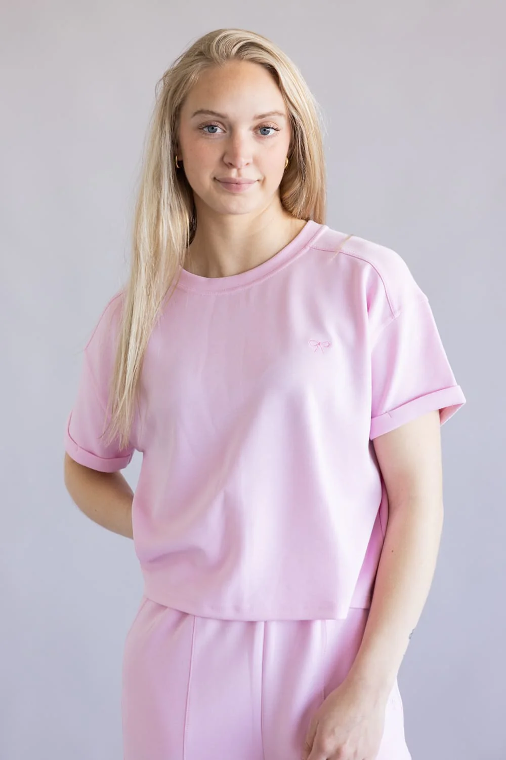 Simply Southern Cropped Lounge Top for Women