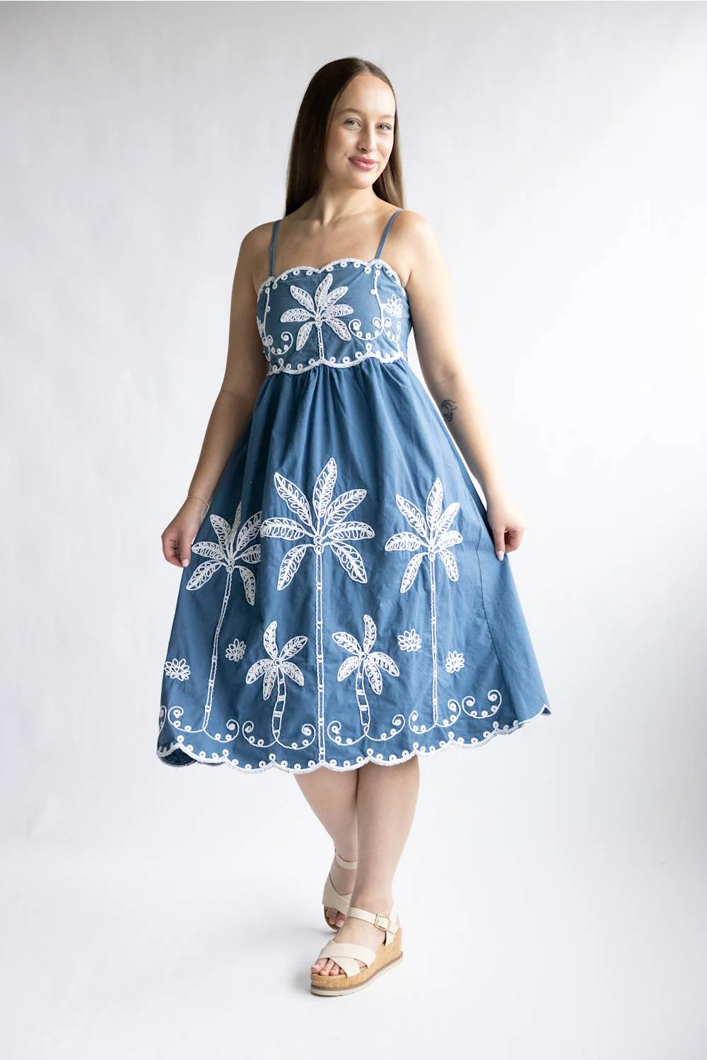 Simply Southern Embroidered Dress for Women - Image 2