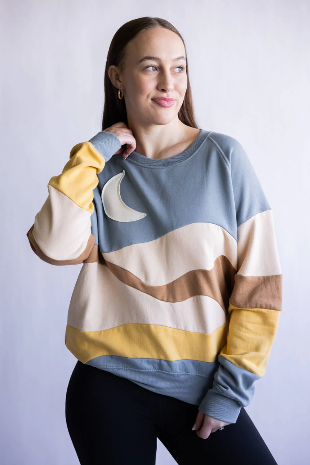 Simply Southern Patch Crewneck for Women - Image 4
