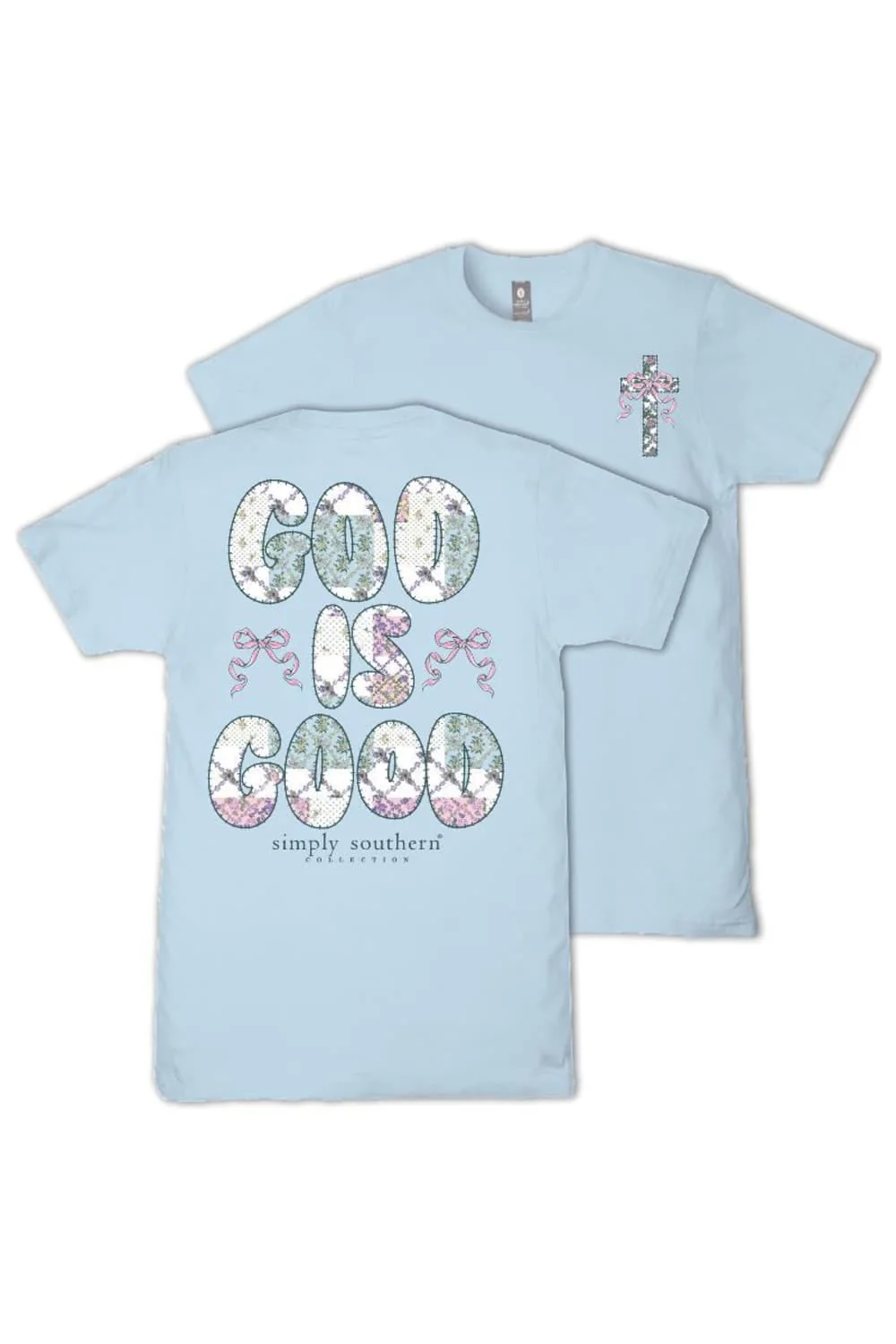 Simply Southern Plus Size God is Good T-Shirt for Women in Ice | EXT-SS-GOOD-ICE