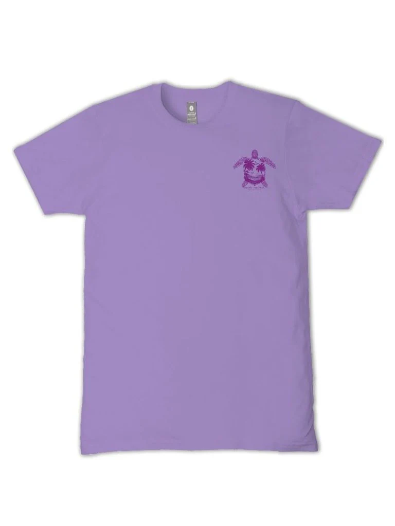 Simply Southern Plus Size Sunset Turtle T-Shirt for Women in Grape | EXT SS-NIGHTTRTL-GRAPE - Image 2