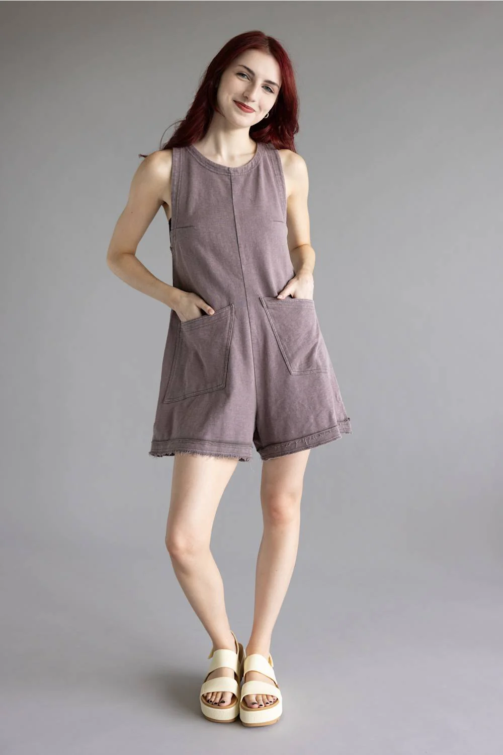 Simply Southern Washed Romper for Women