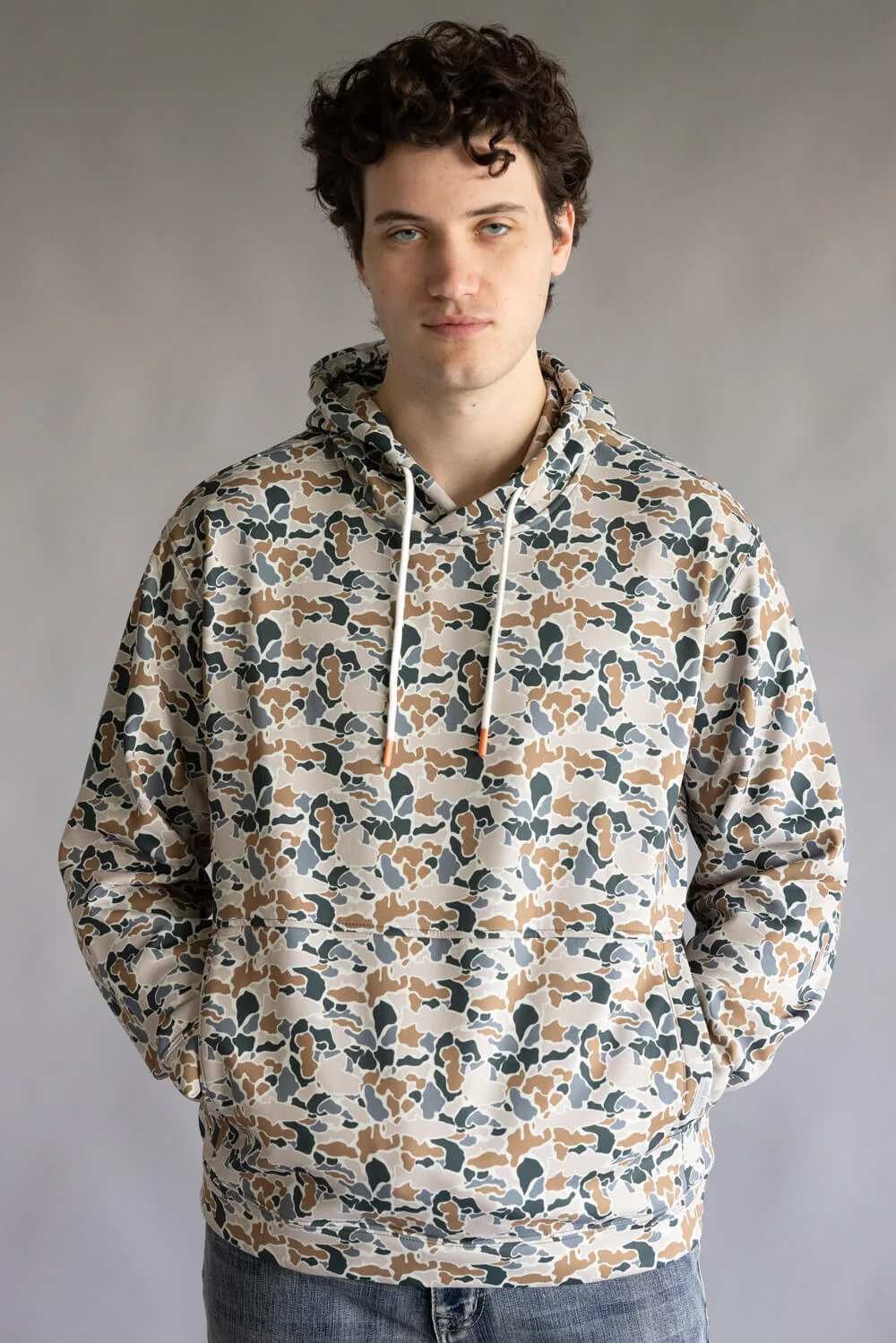 Simply Southern William Camo Fleece Hoodie for Men | 0225-MN-HD-WILLIAM-CAMOLT