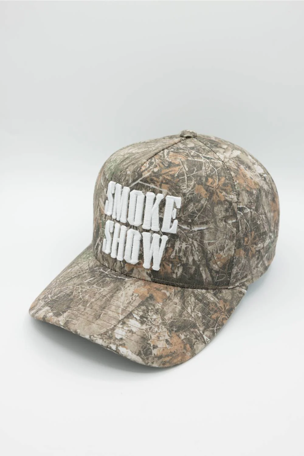 Smoke Show Trucker Hat for Women in Dark Camo | TCM0212-DKCAMO - Image 4
