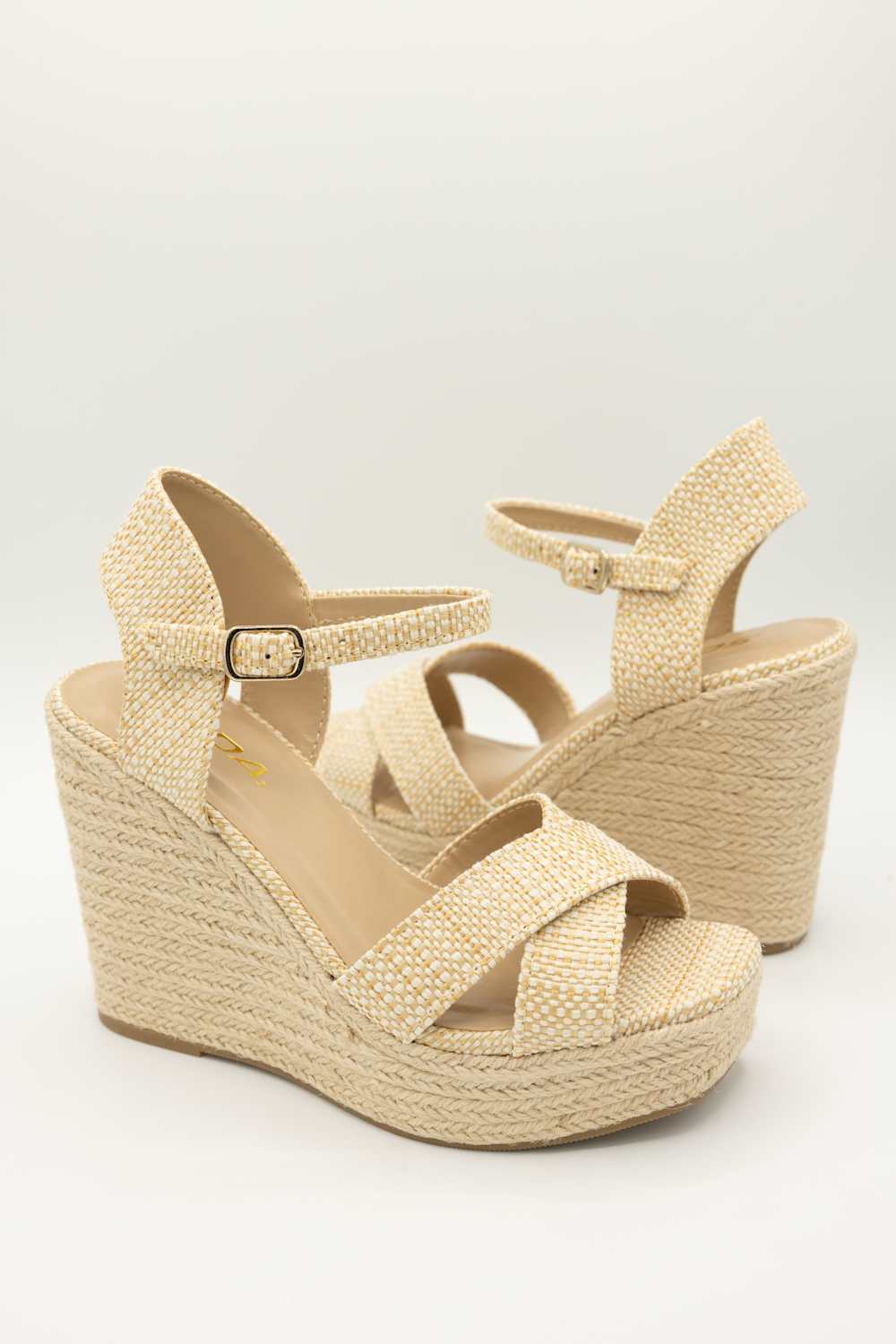 Soda Chatwin Rope Wedges for Women in Natural | CHATWIN-S NAT/GOLD