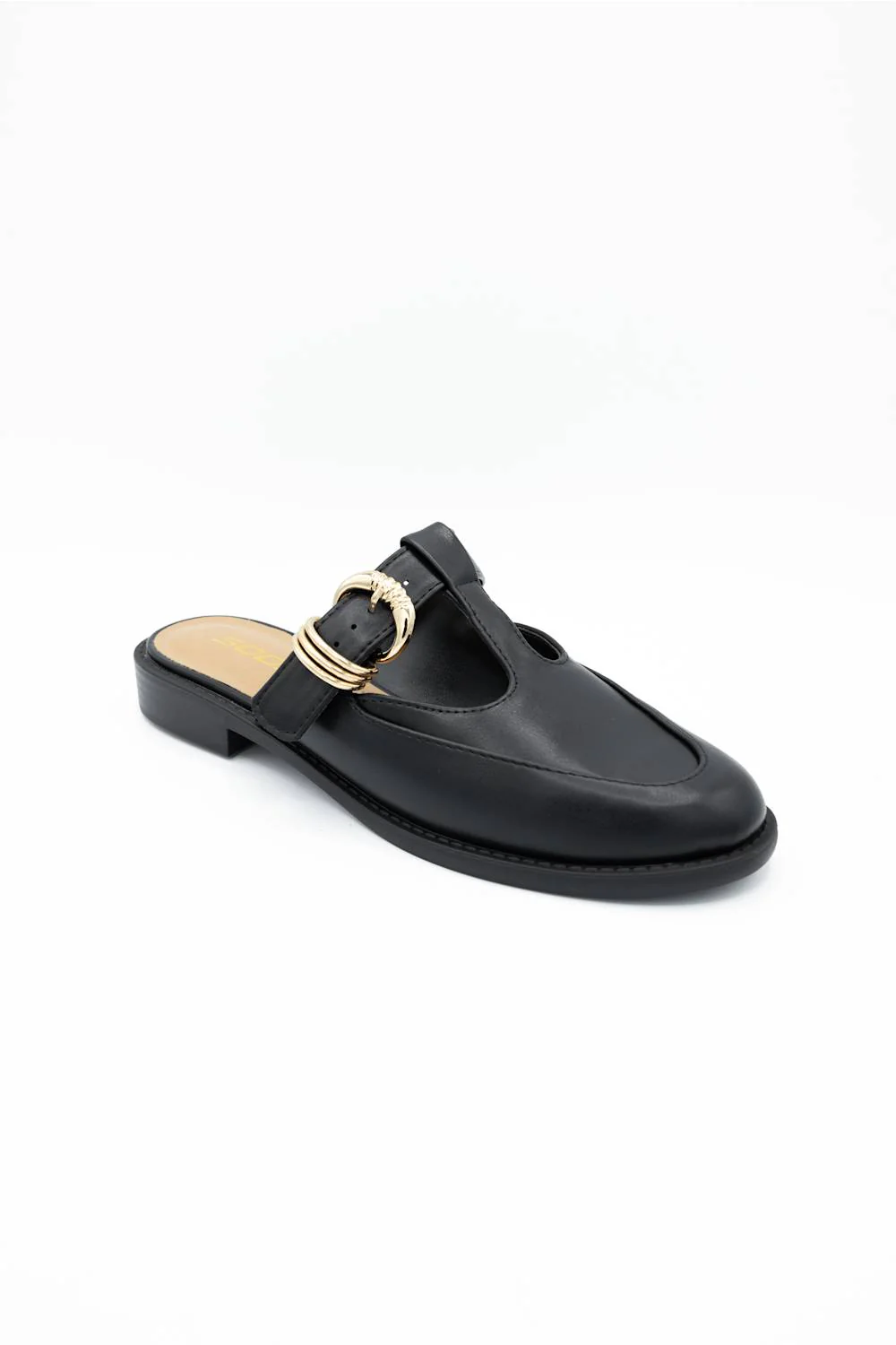 Soda Kenzie Mules for Women in Black | KENZIE-S-BLACK