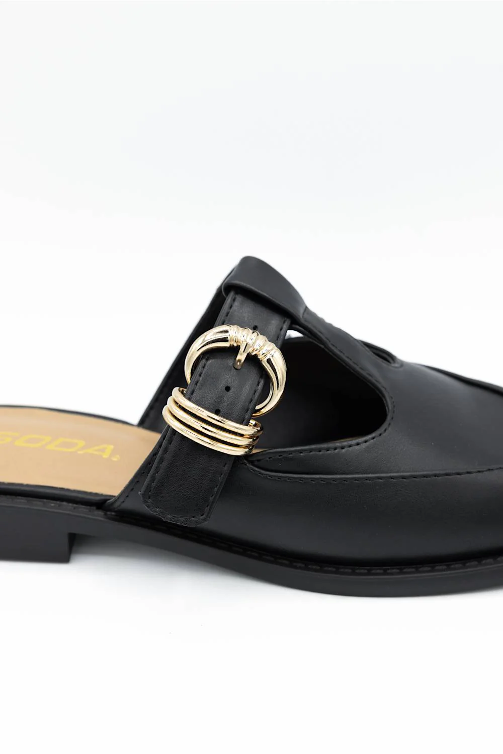 Soda Kenzie Mules for Women in Black | KENZIE-S-BLACK - Image 4