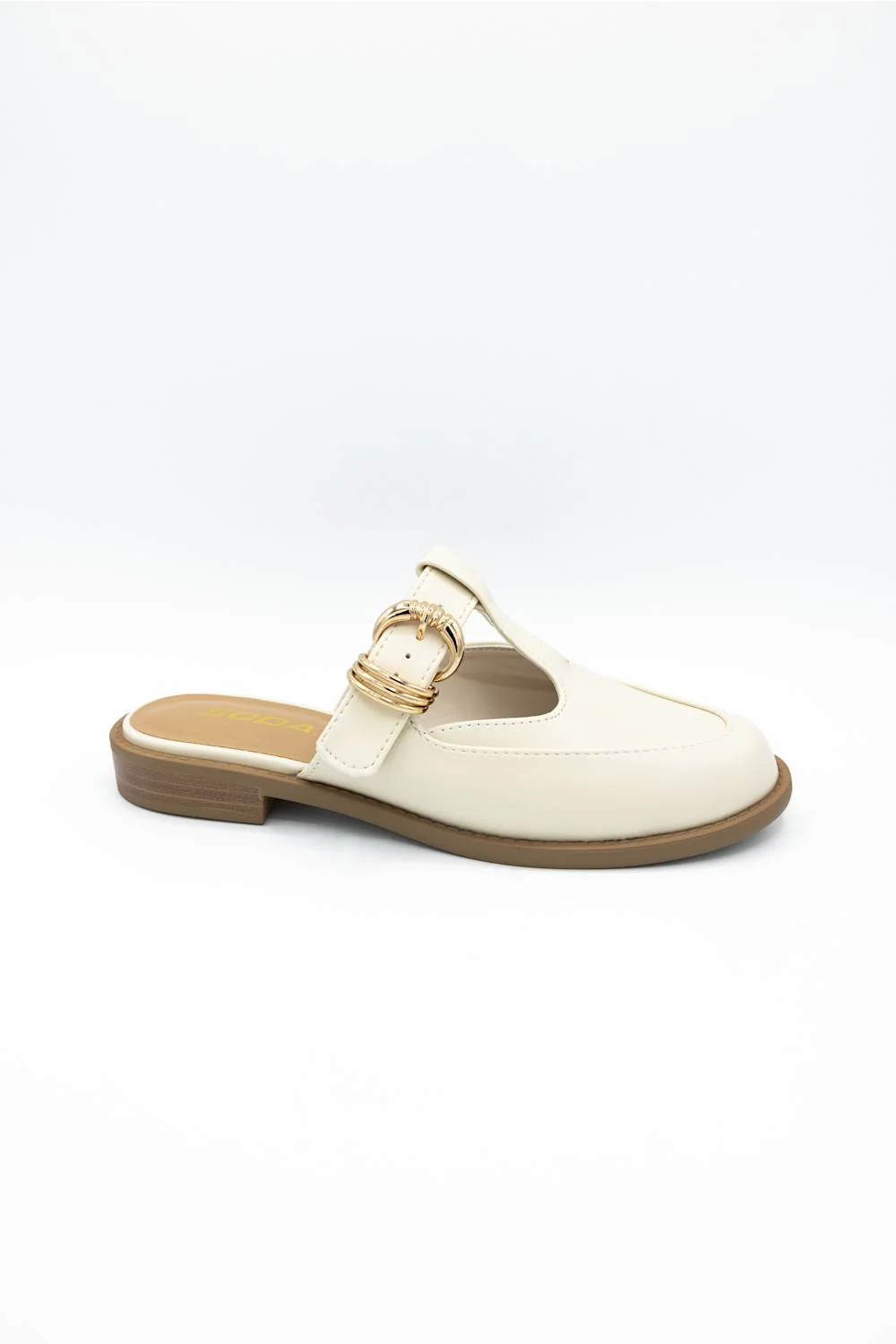 Soda Kenzie Mules for Women in Bone | KENZIE-S-BONE - Image 3