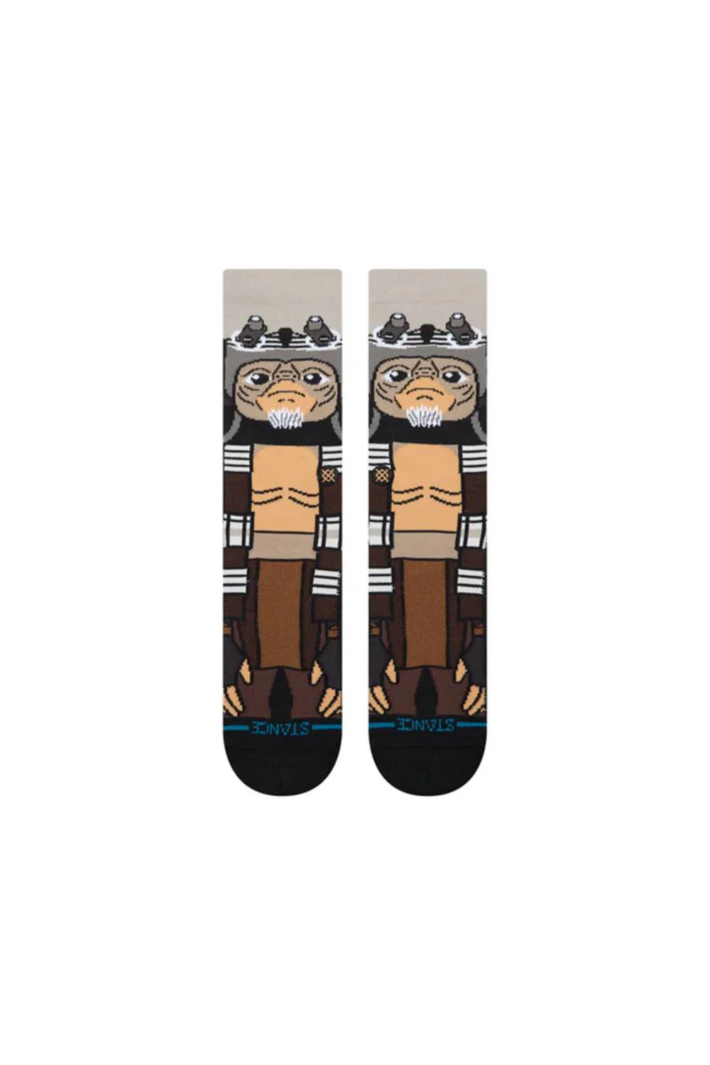 Stance Babu Frik Crew Socks for Men in Brown | A555A26BAB-BRN-BROWN - Image 2
