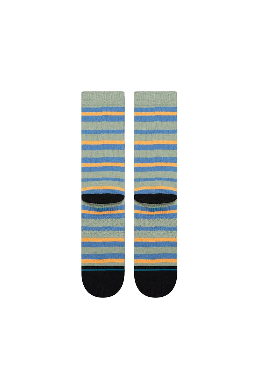 Stance Brett Crew Socks for Men in Light Green | A556A26BRE-LTG-GREEN - Image 3