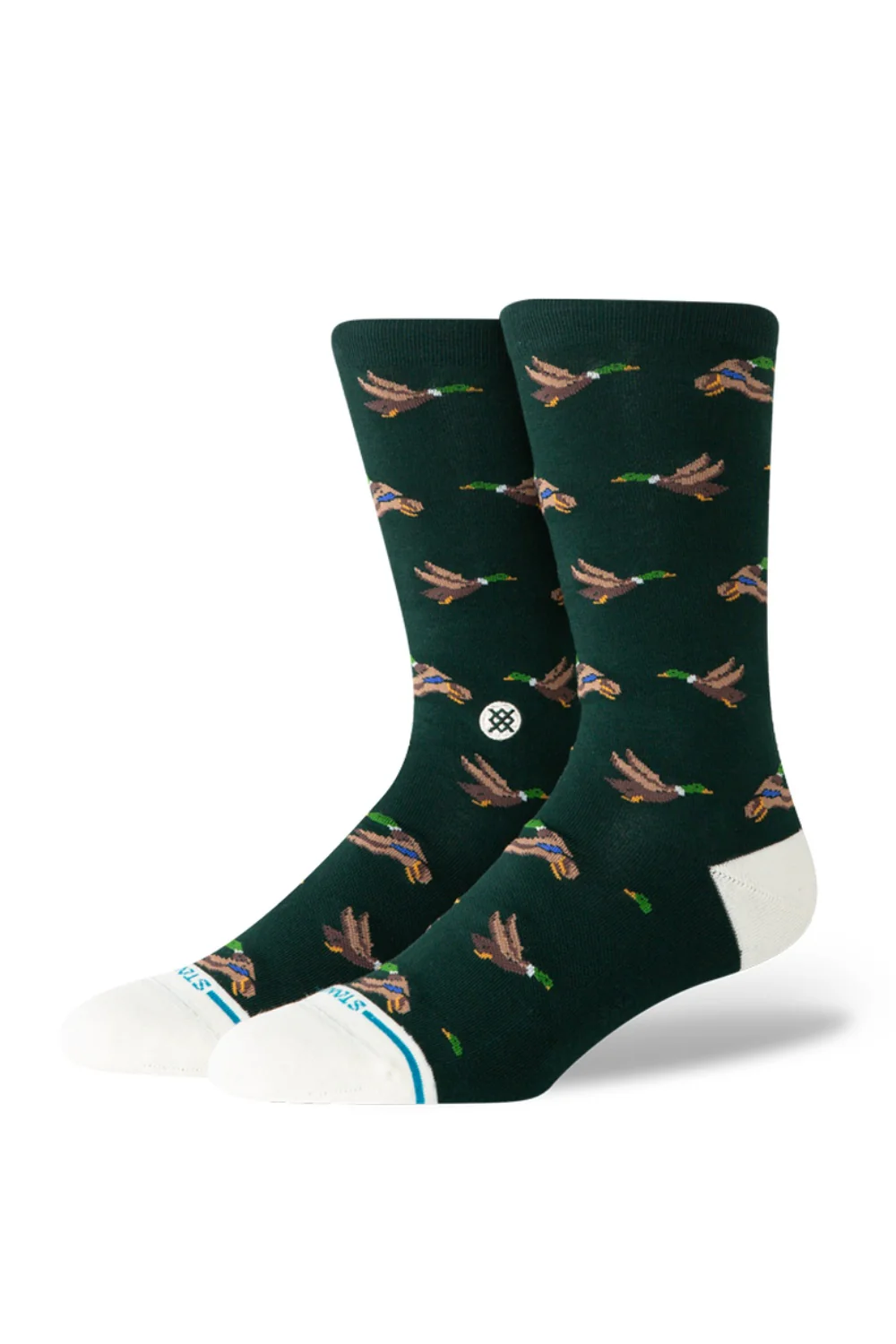 Stance Cotton Huntin Crew Socks for Men in Pine | A556D25HUN-PINE