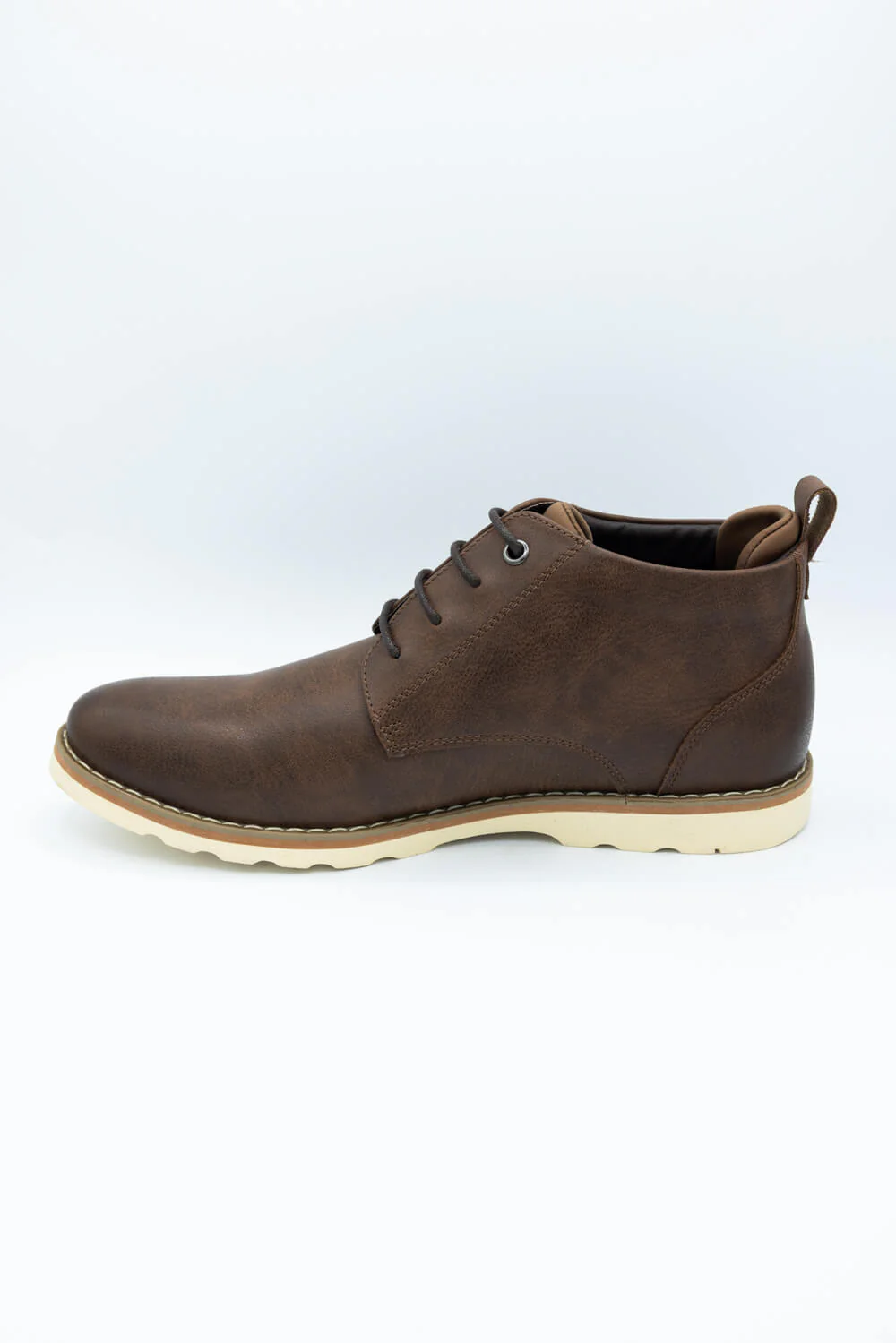 Madden Brawly Lace Up Boots for Men in Cognac | MBRAWLY-COGNAC - Image 4