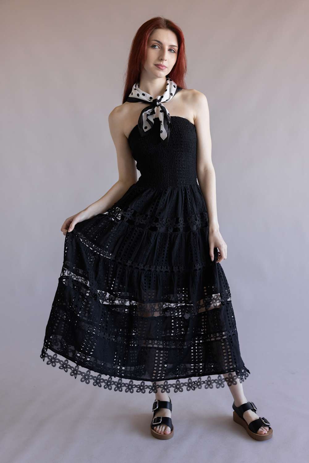 Strut & Bolt Eyelet Lace Strapless Dress for Women - Image 16