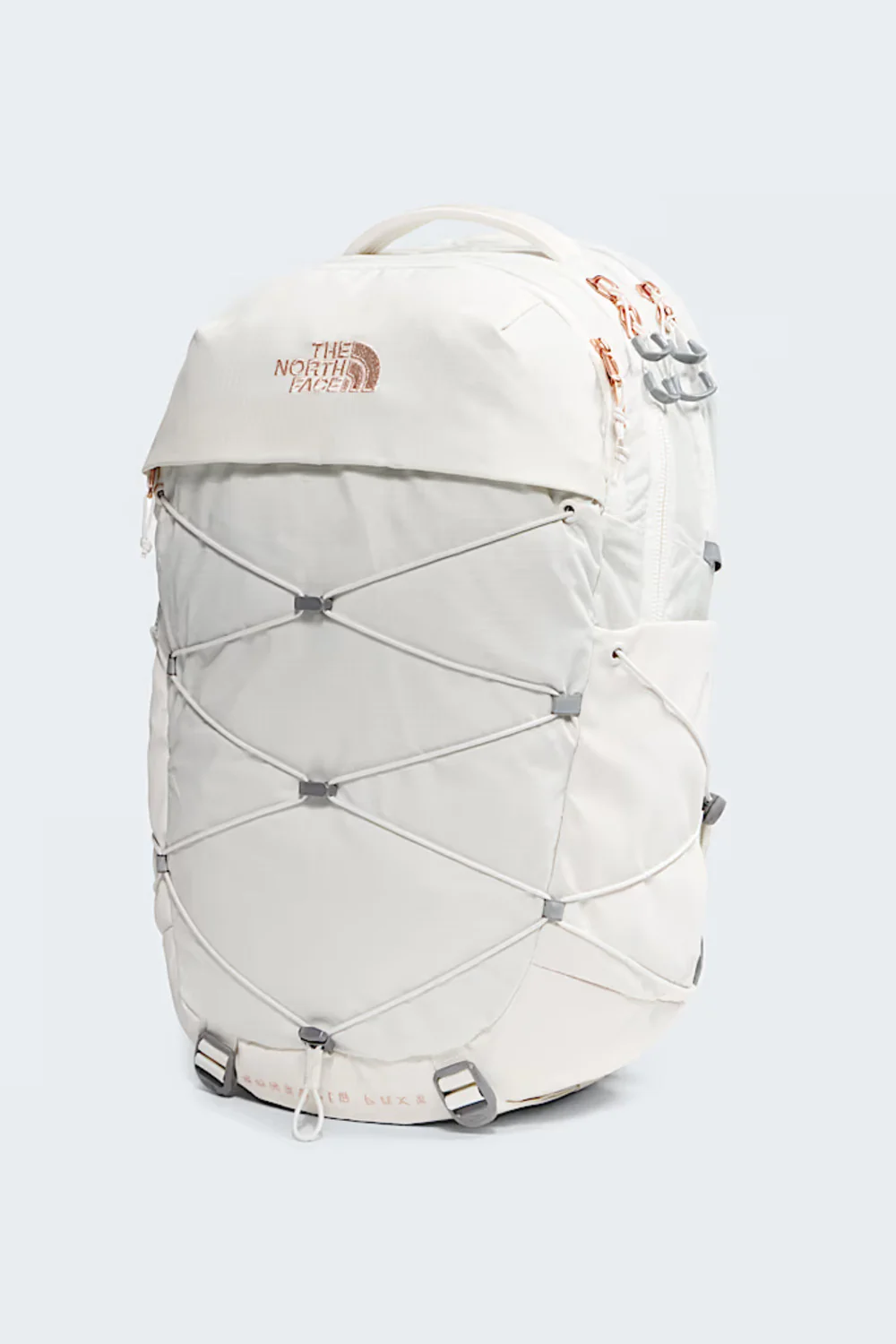 The North Face Borealis Luxe Backpack for Women in White Dune/Burnt Coral | NF0A81E7-G2I