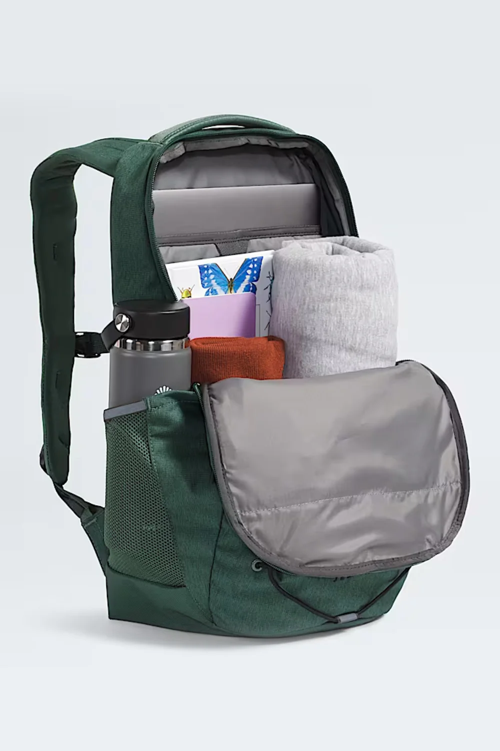 The North Face Jester Backpack for Men in Duck Green Dark Heather | NF0A3VXF-A71 - Image 4
