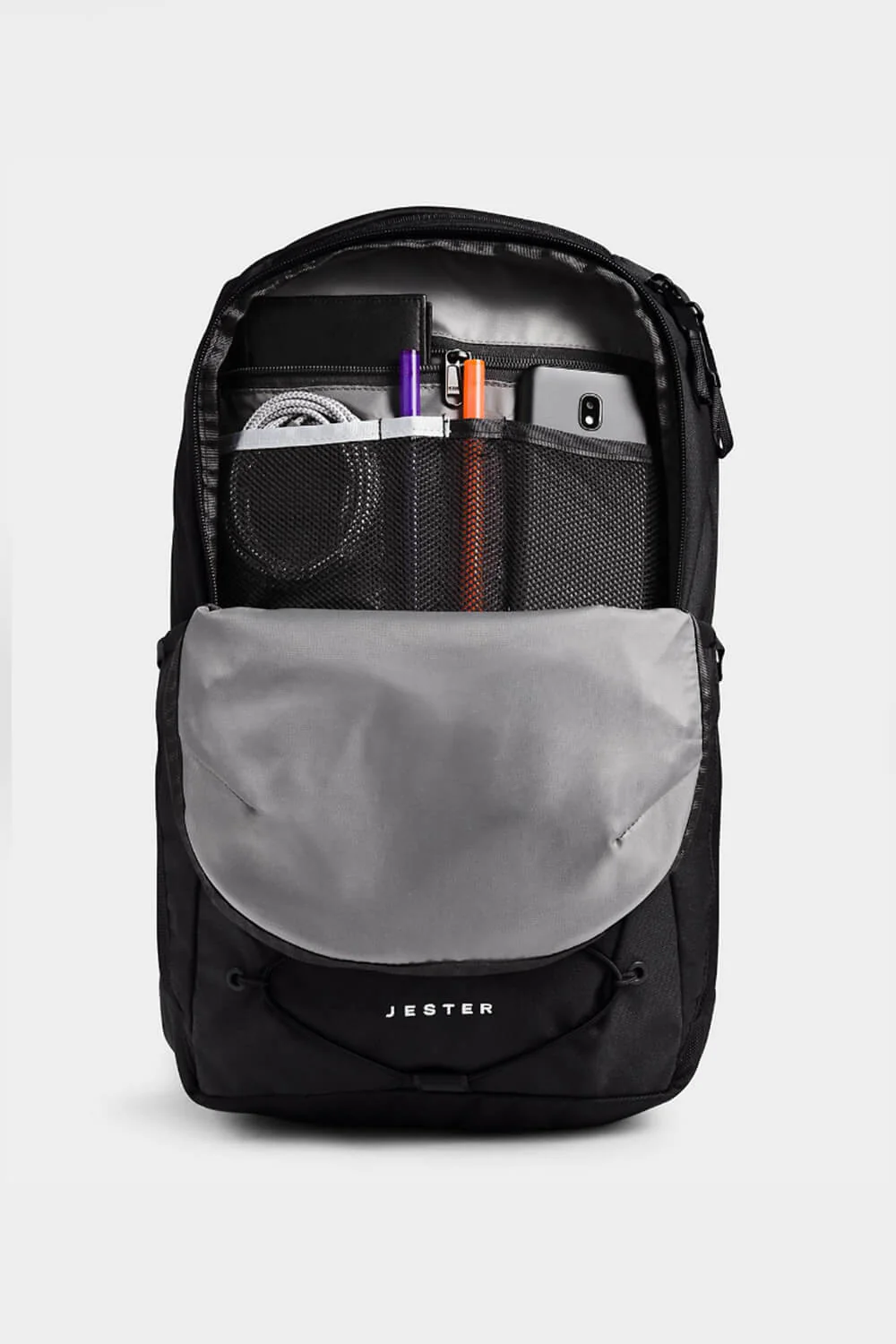The North Face Jester Backpack for Women in Black | NF0A3VXG-4H0 - Image 6