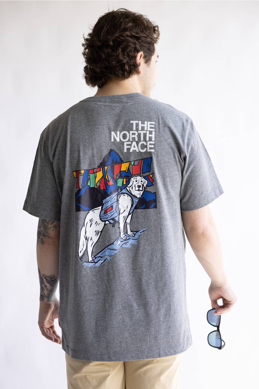 The North Face Sunlit Summit Tee for Men in Gray | NF0A8GS8-CQI GRAY