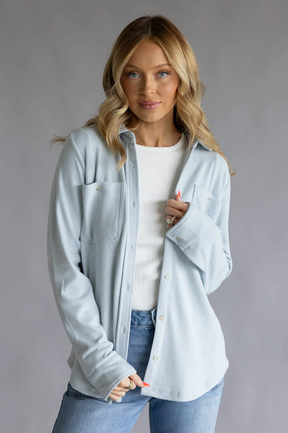 Thread & Supply Lewis Soft Luxe Button Up Shirt for Women