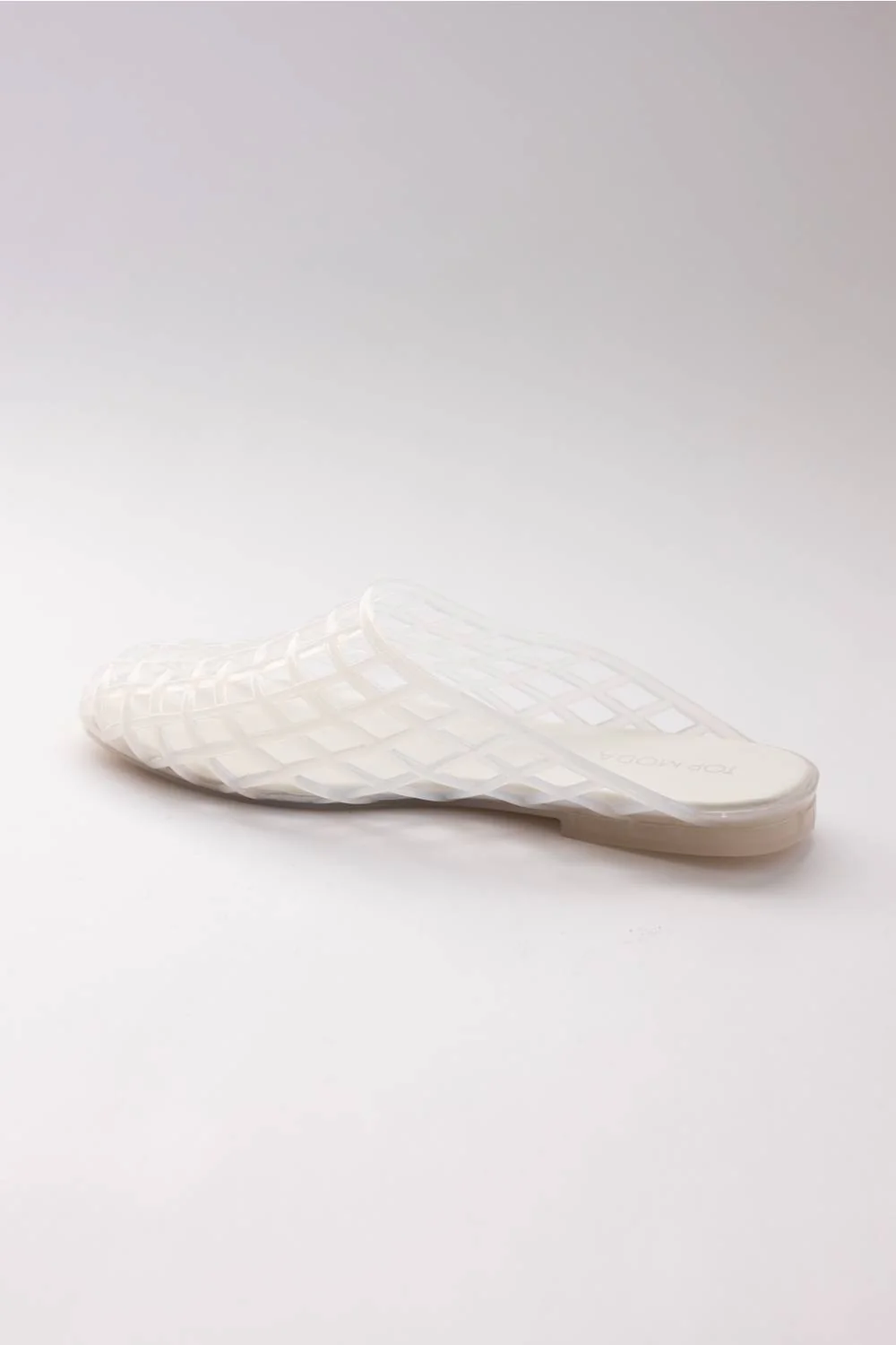 Top Moda Solar Jelly Slides for Women in White | LADY-WHITE - Image 5