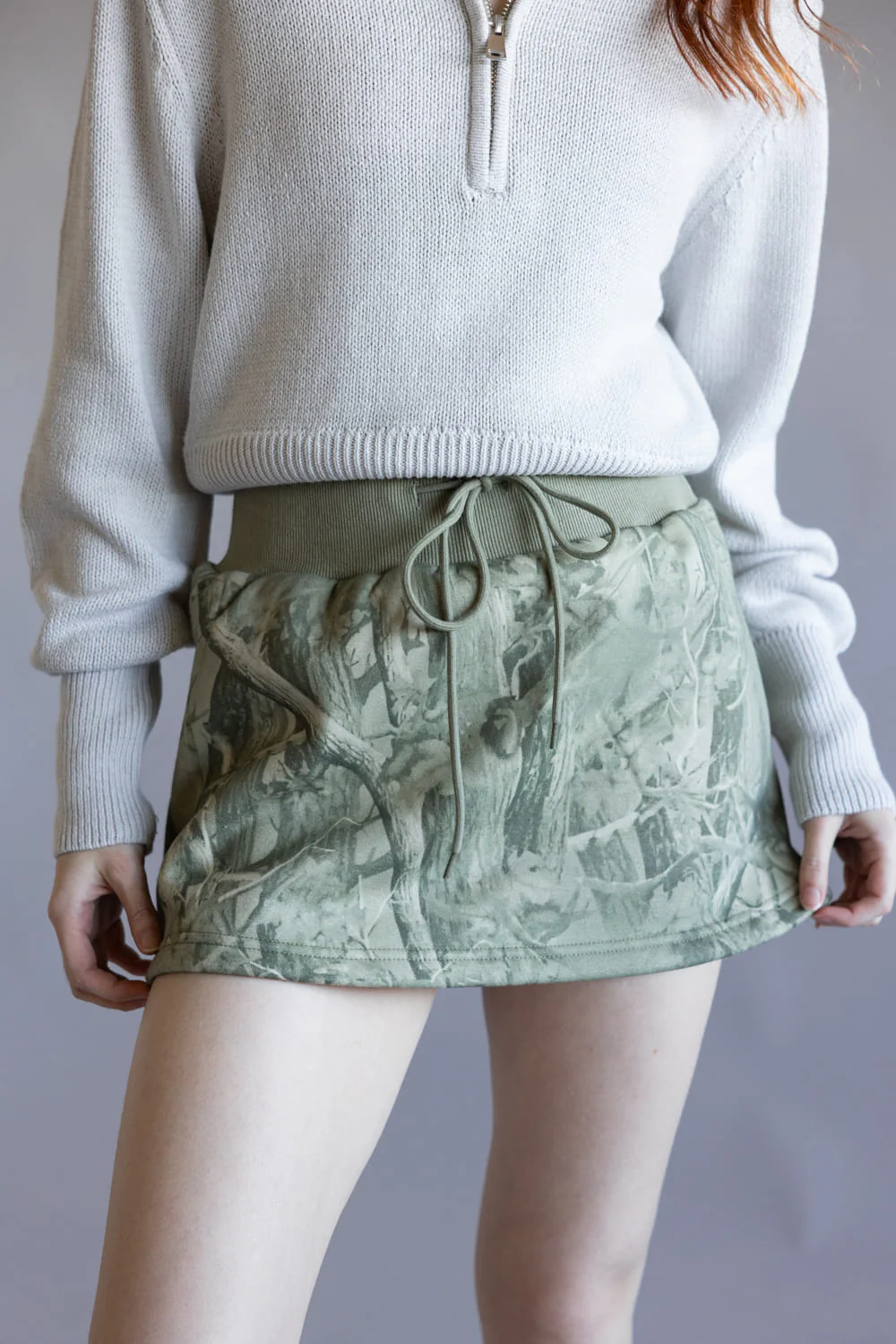 Tree Camo Mini Skort for Women in Sage Camo  | IS5761-SAGECAMO