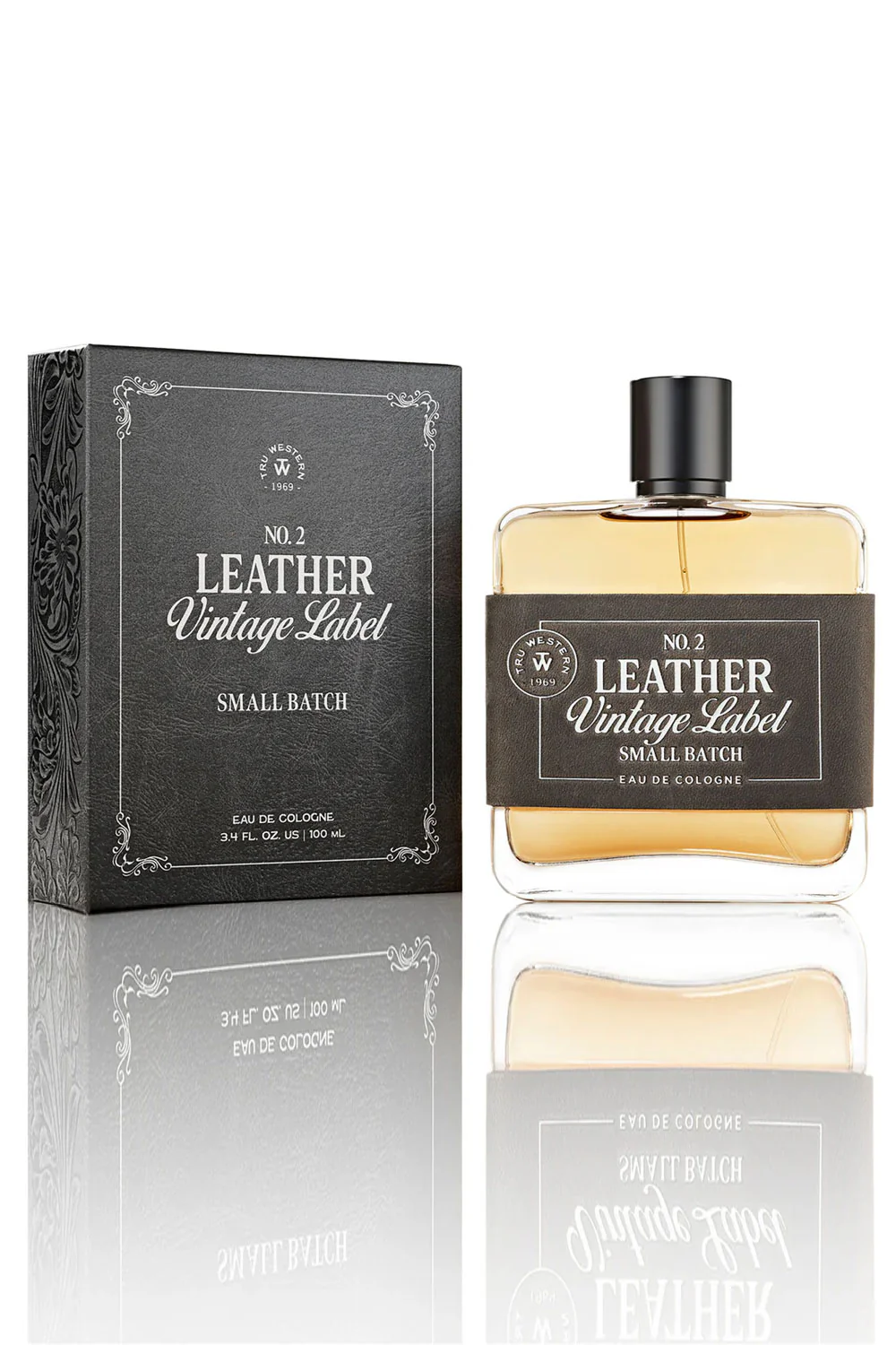 Tru Fragrance Leather Small Batch Cologne for Men | 98085